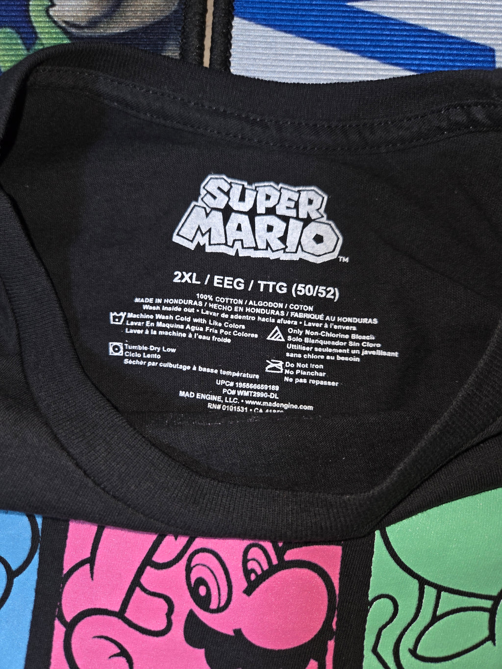 SUPER MARIO-TSHIRT 2X