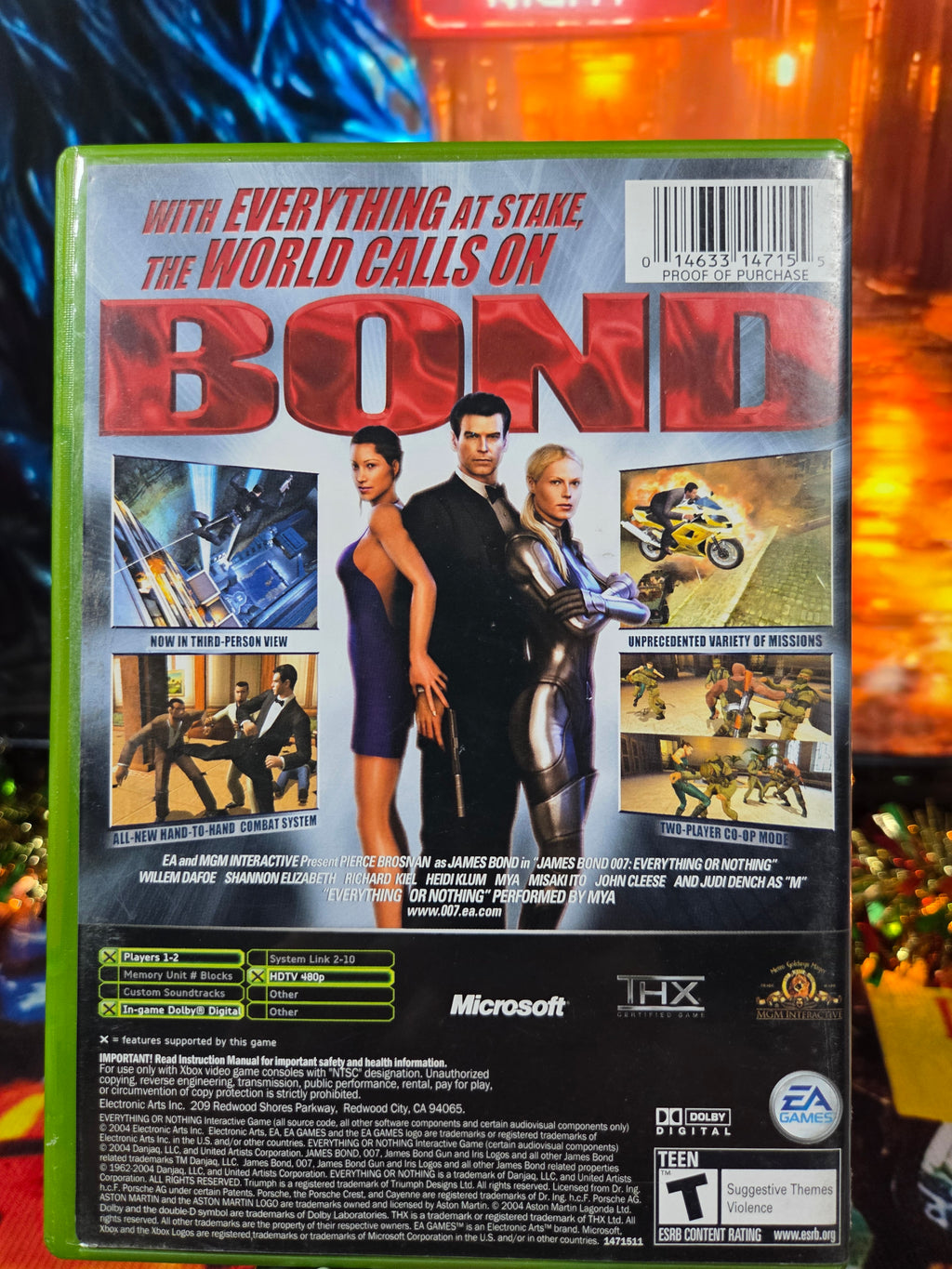 007 EVERYTHING OR NOTHING-XBOX