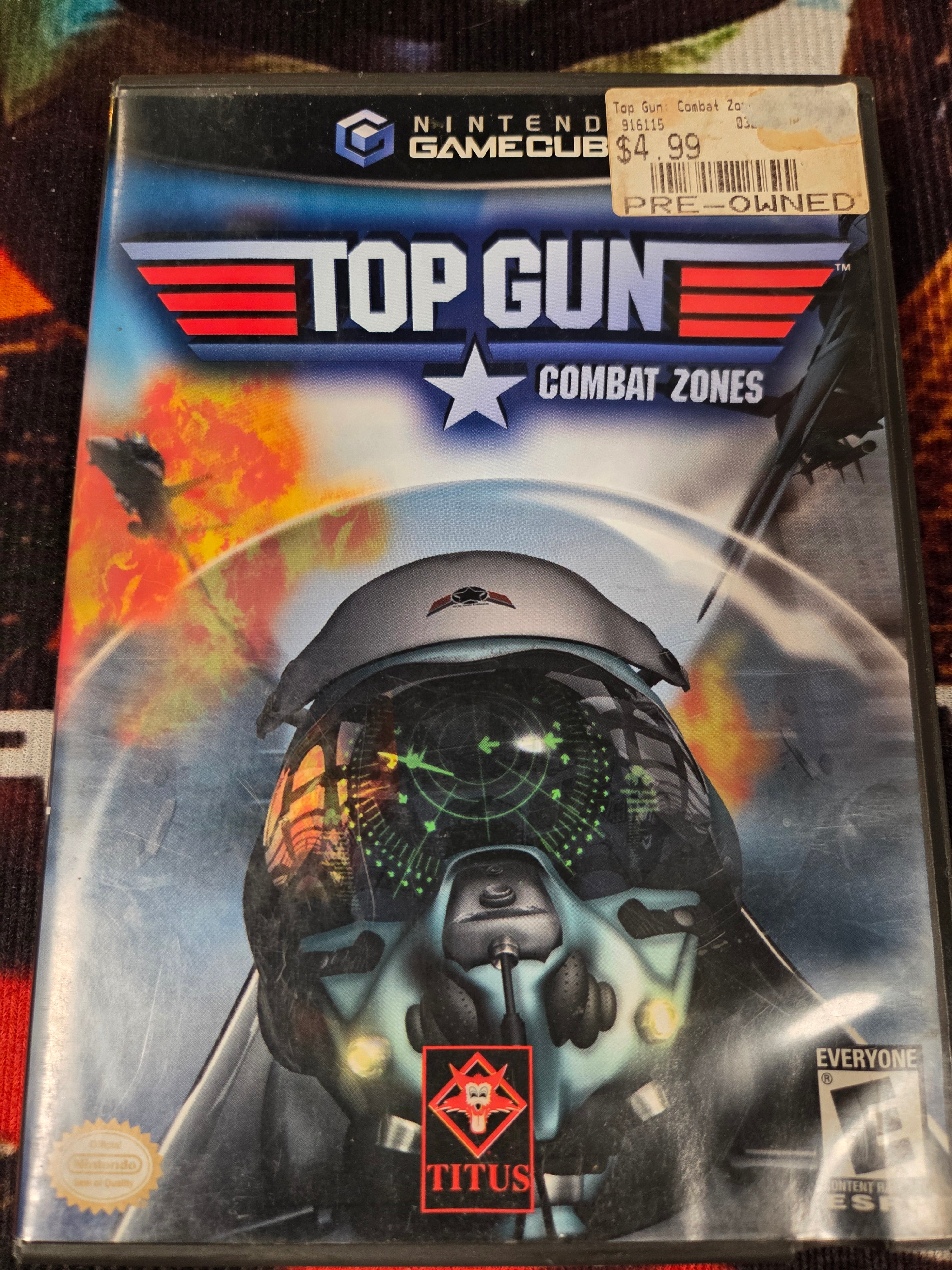 TOP GUN COMBAT ZONES-GAMECUBE