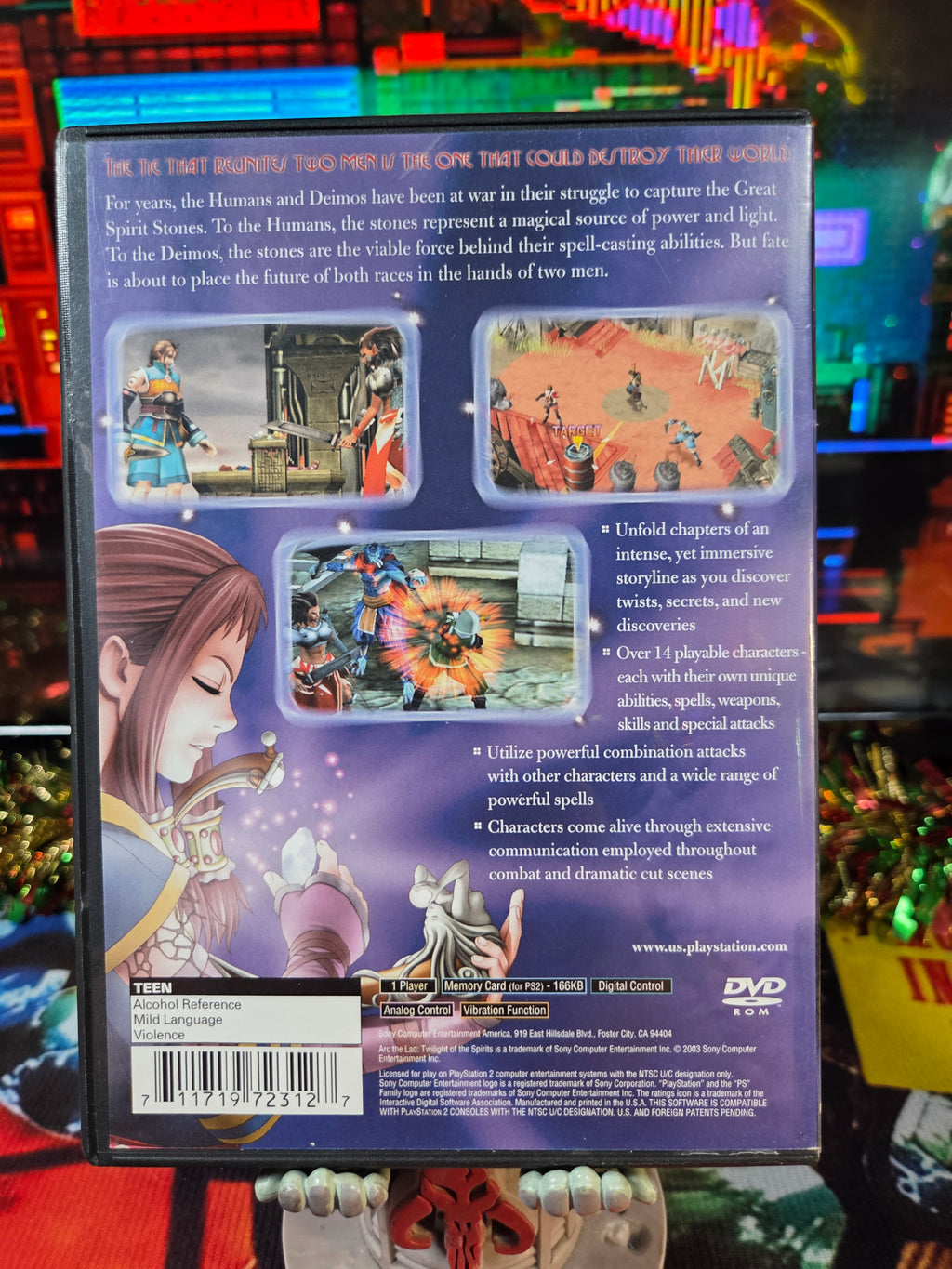 ARC THE LAD TWILIGHT OF THE SPIRITS-PS2