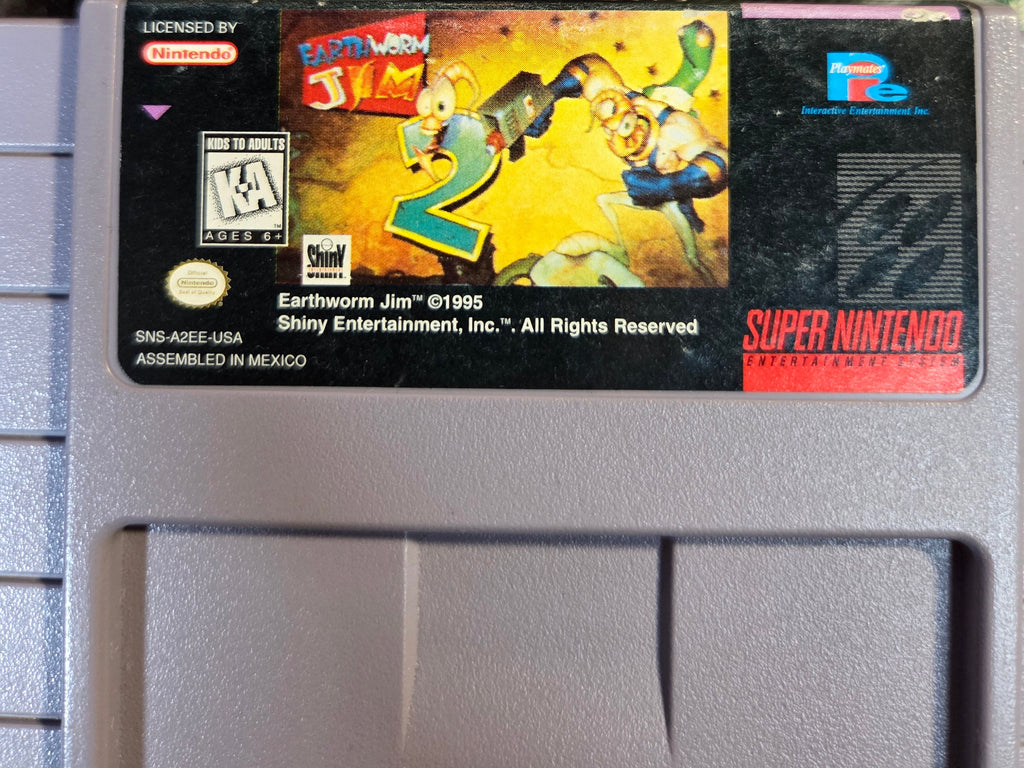 EARTHWORM JIM 2-SNES