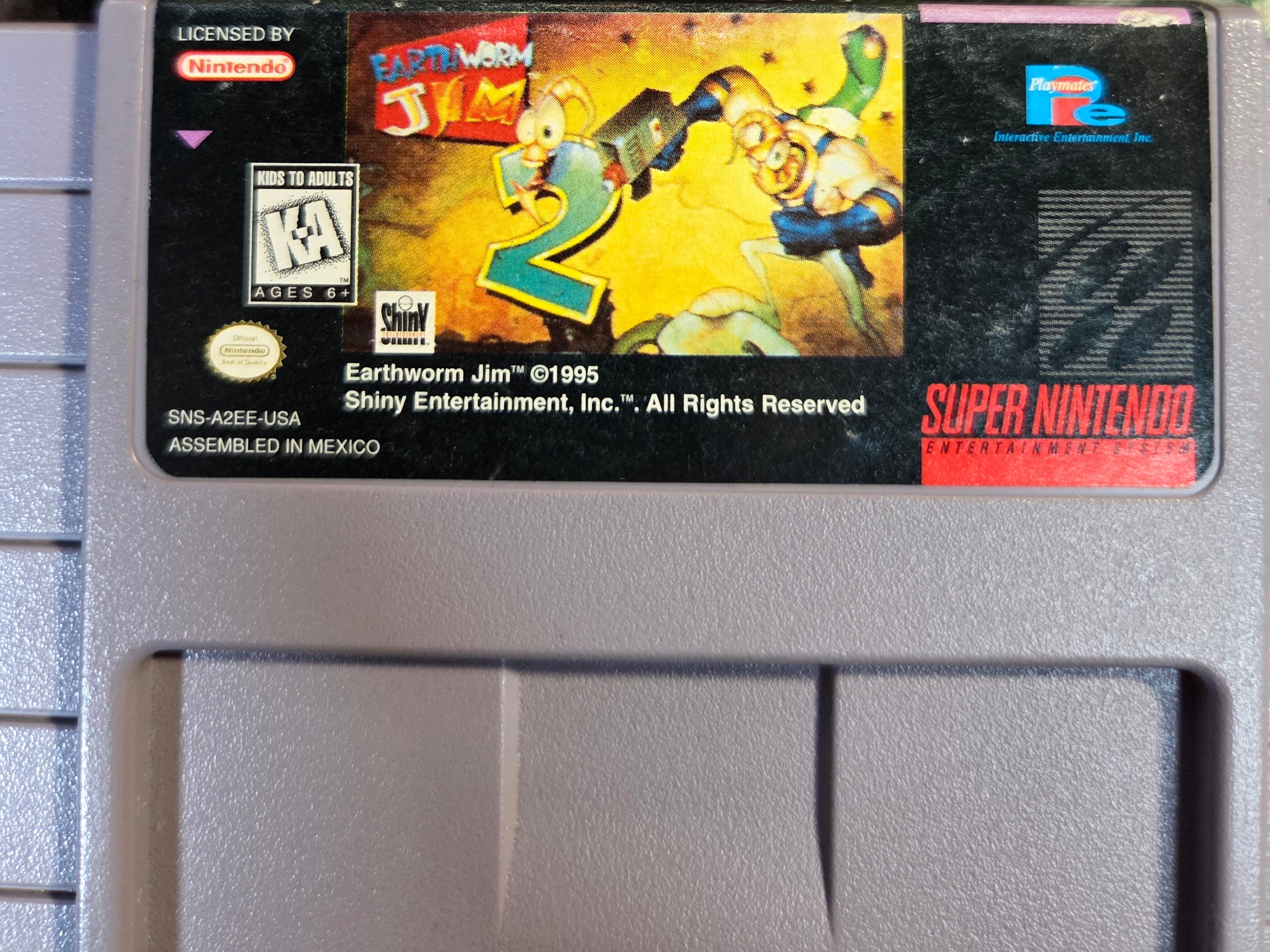 EARTHWORM JIM 2-SNES