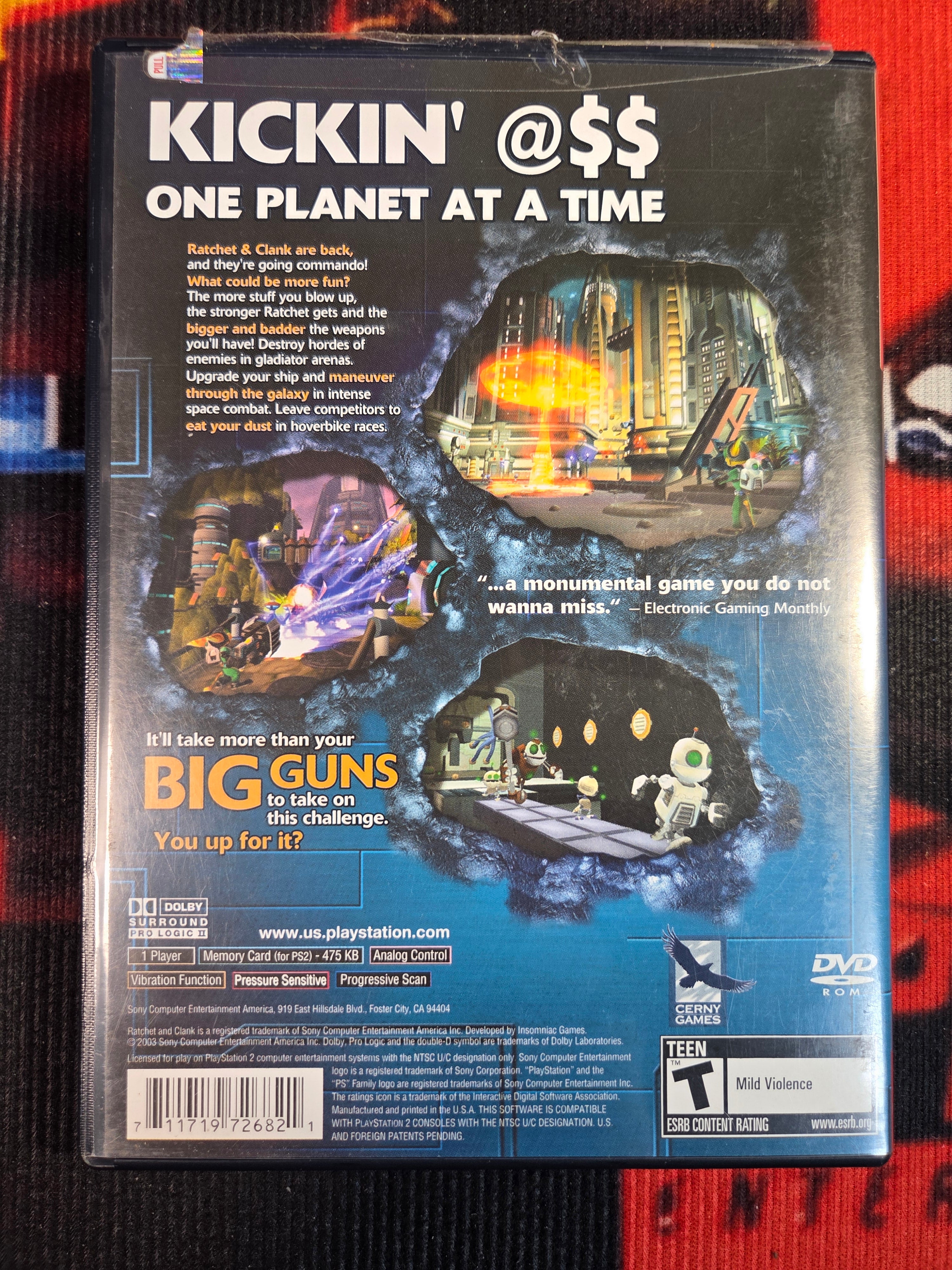 RATCHET AND CLANK GOING COMMANDO-PS2