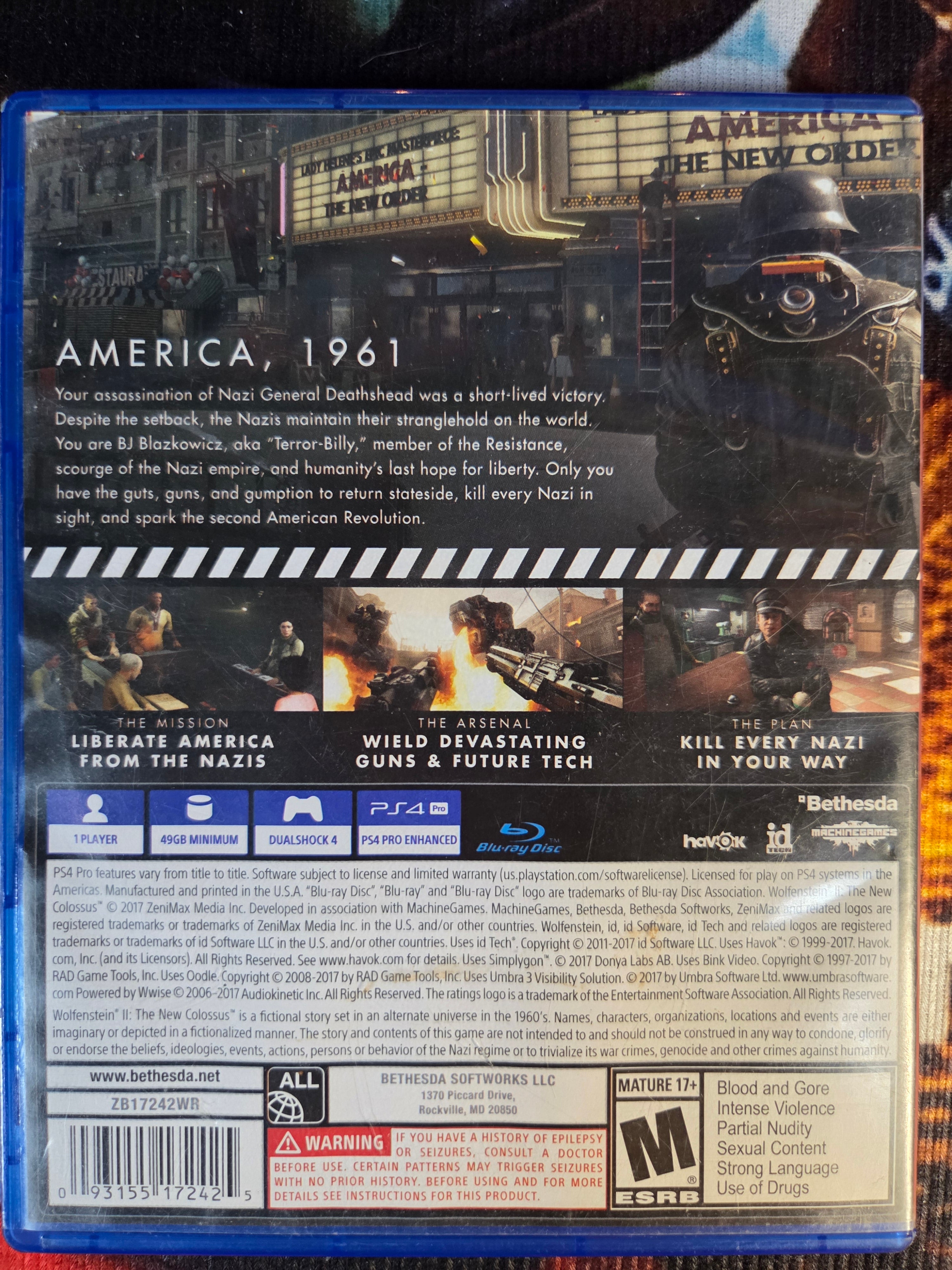 WOLFENSTEIN II-PS4