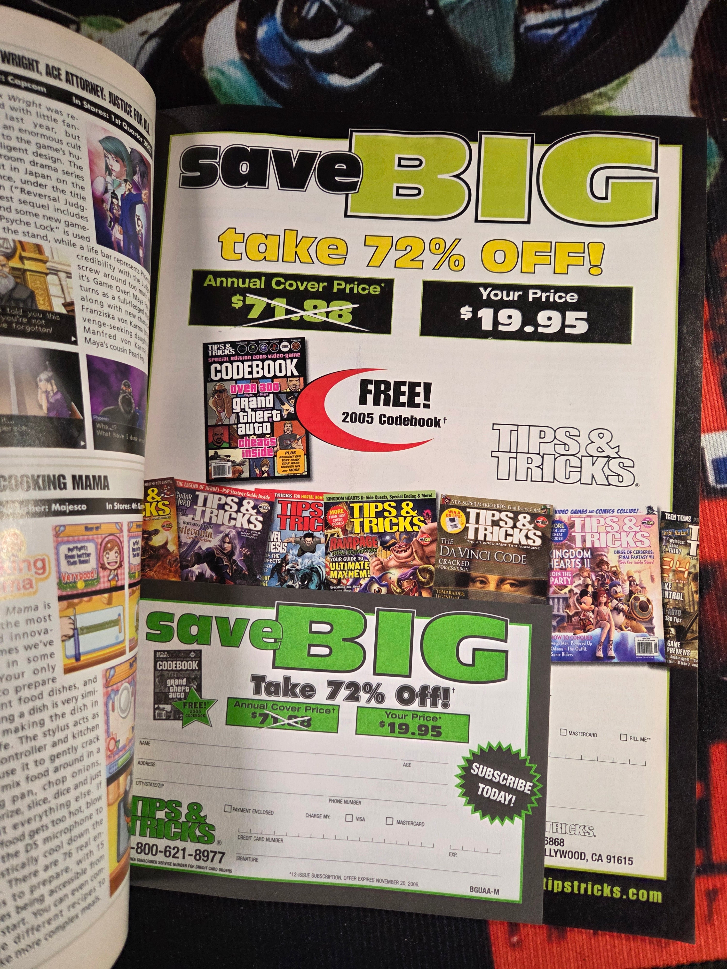 TIPS & TRICKS MAGAZINE #138 NARUTO ULTIMATE NINJA