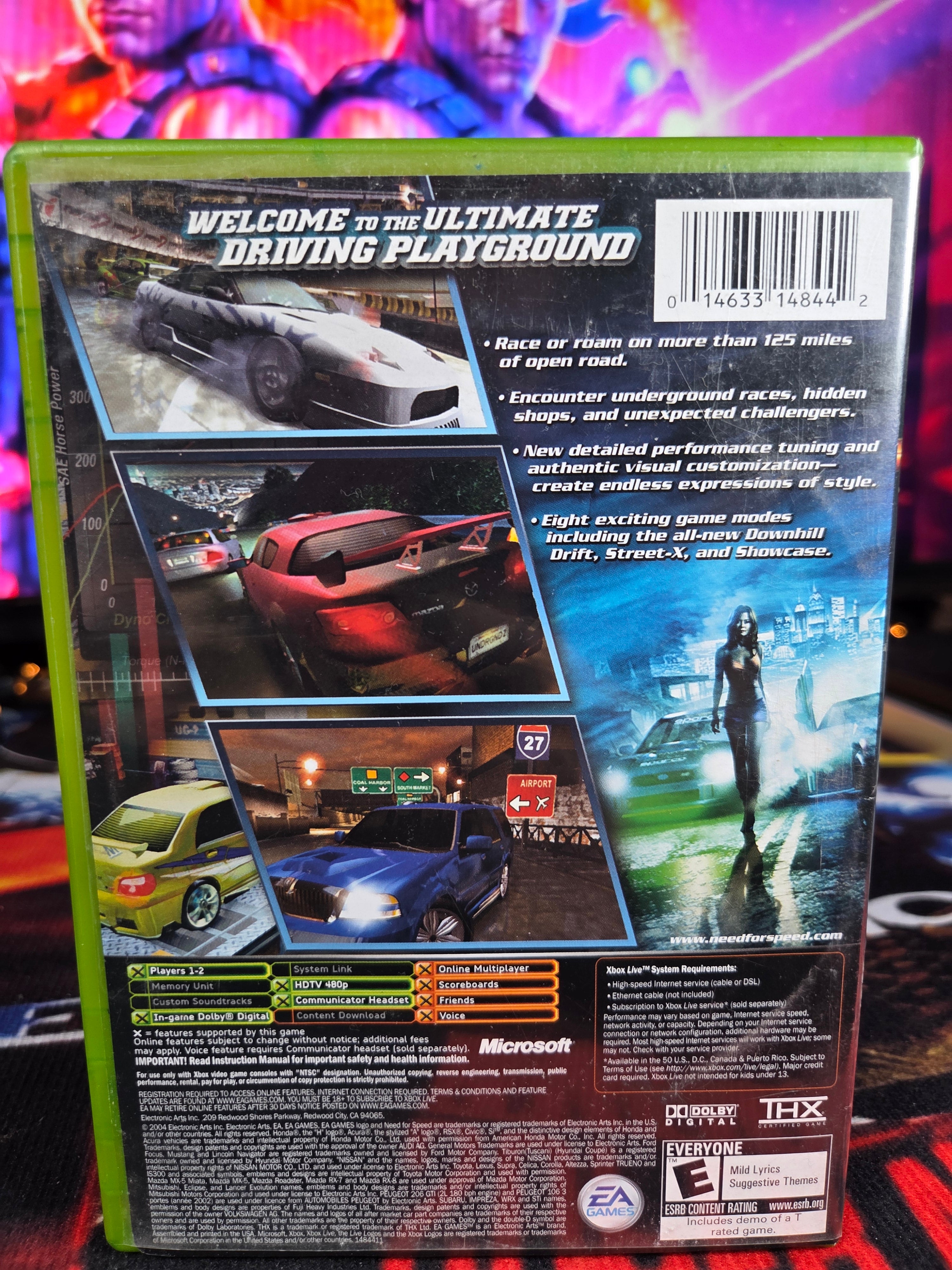NEED FOR SPEED UNDERGROUND 2-XBOX