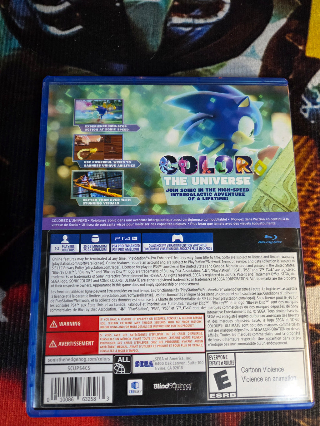 SONIC COLORS-PS4