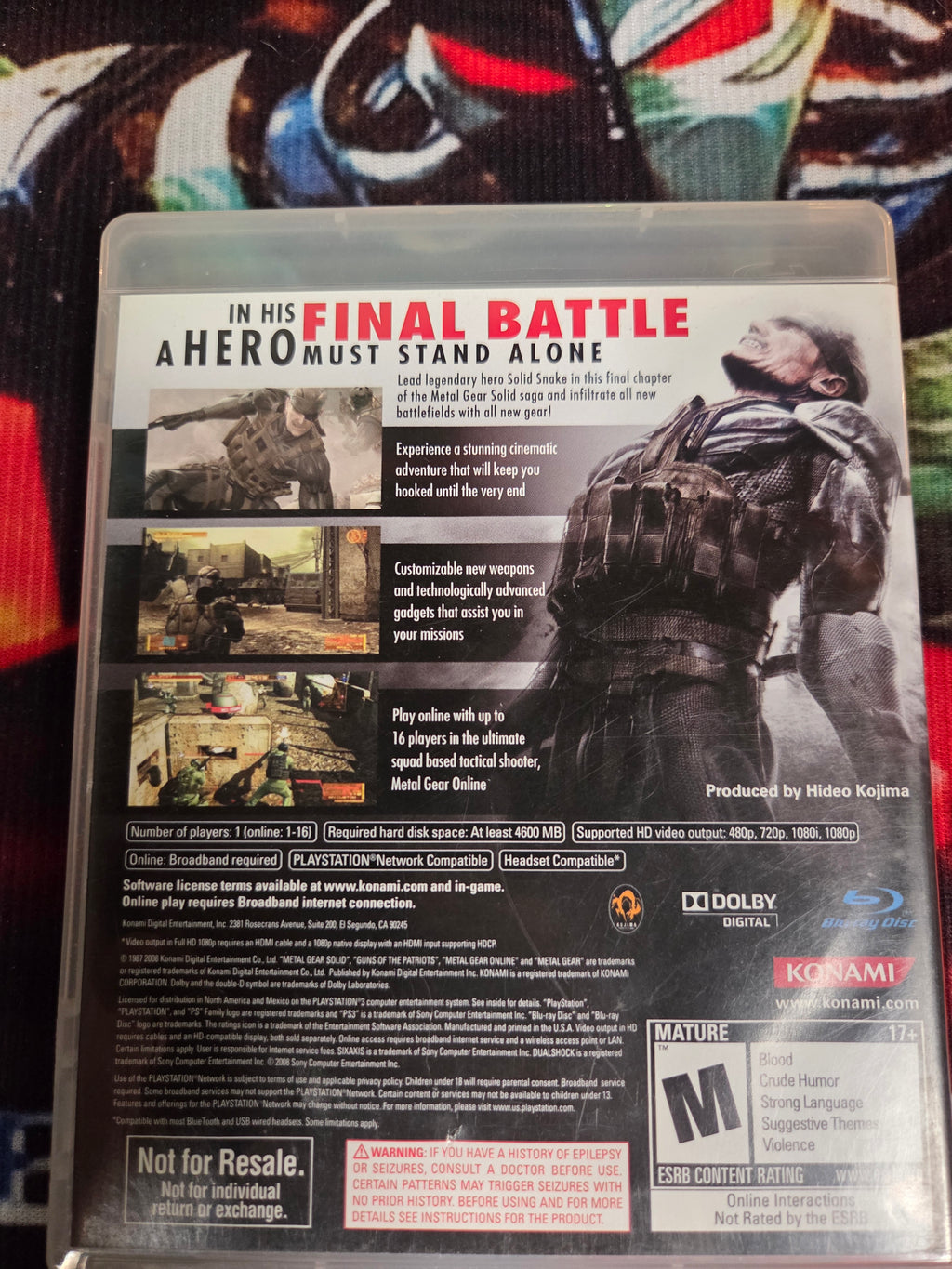 METAL GEAR SOLID 4-PS3