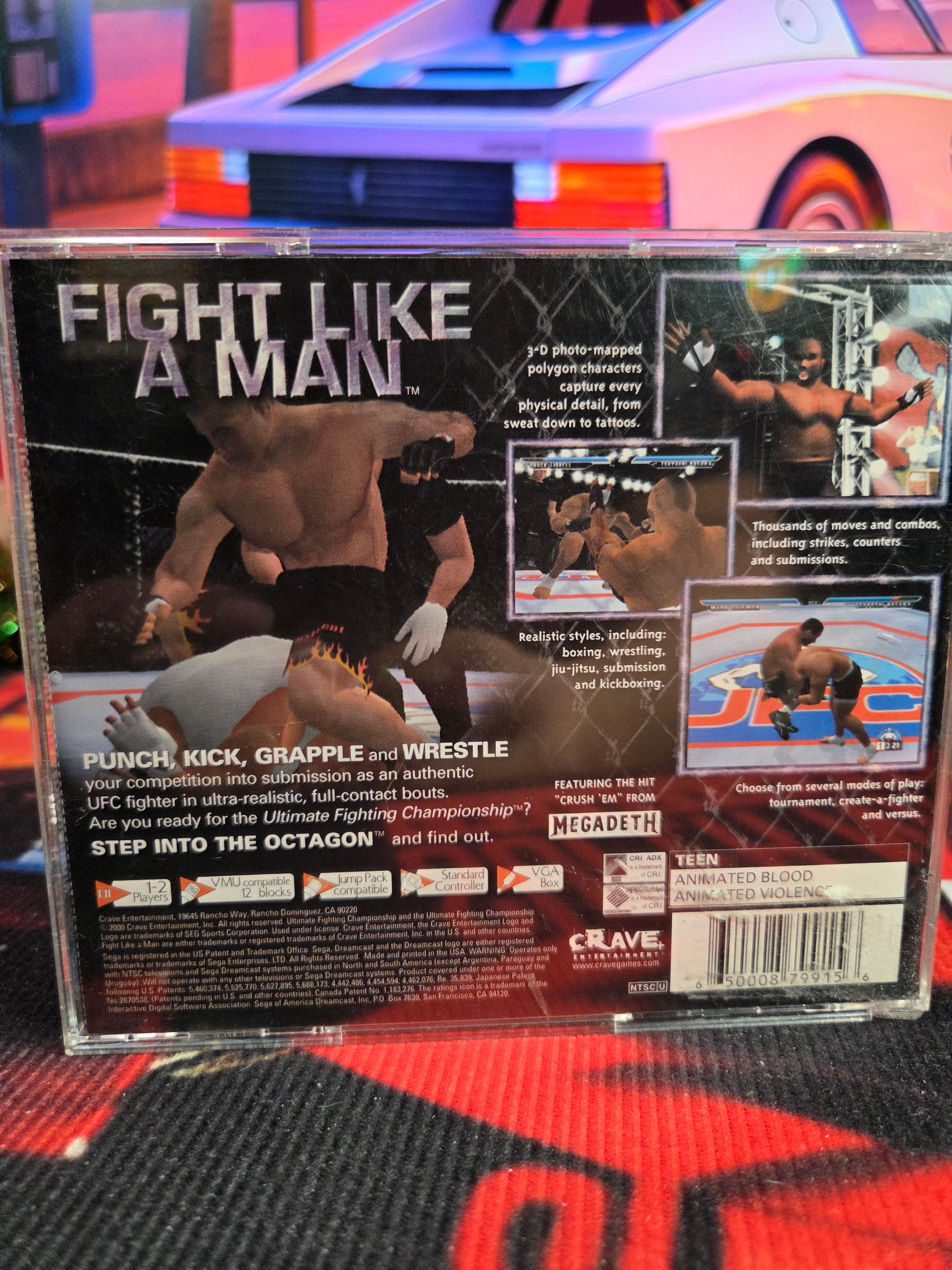 ULTIMATE FIGHTING CHAMPIONSHIP-SEGA DREAMCAST