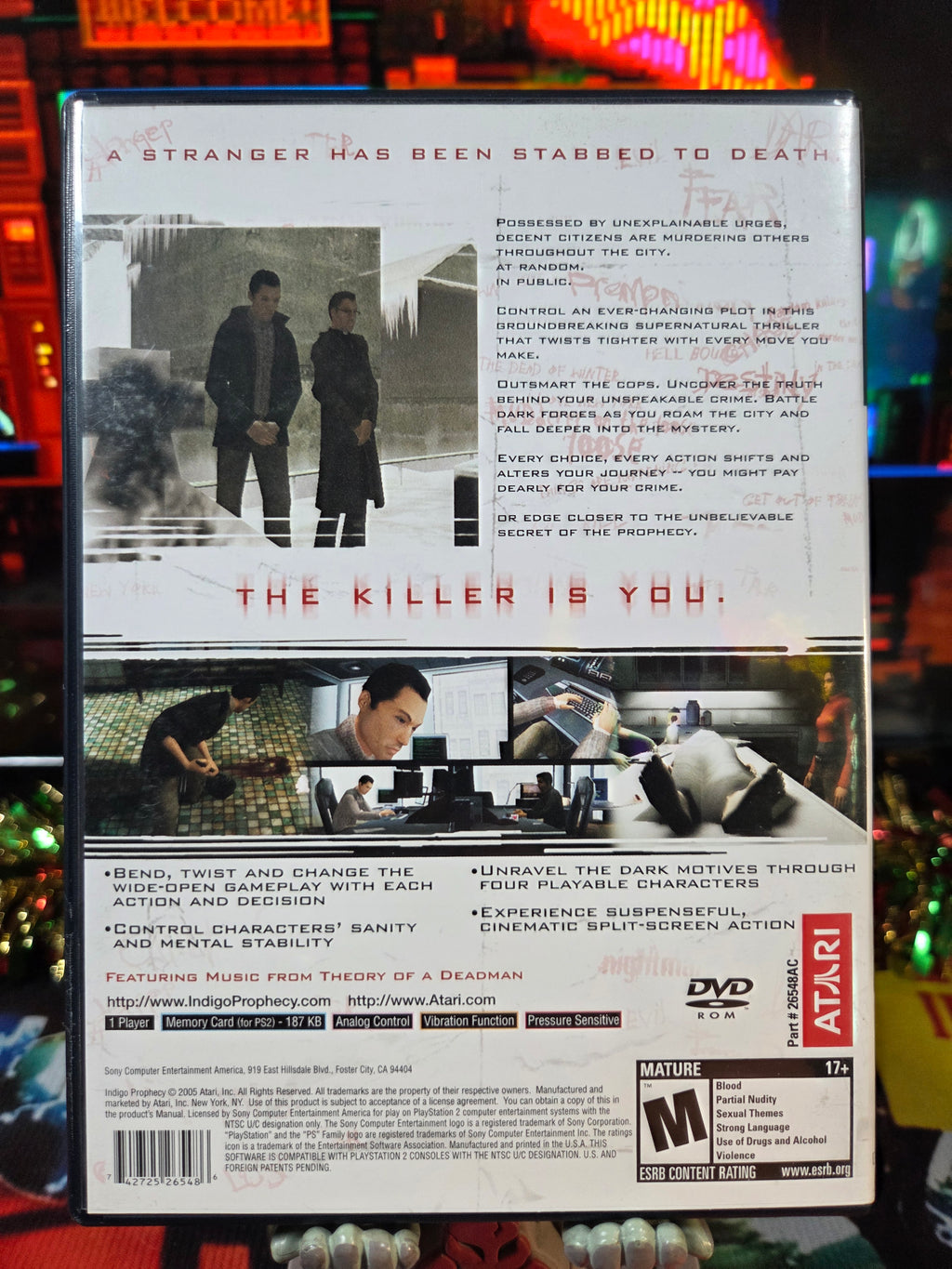 INDIGO PROPHECY-PS2