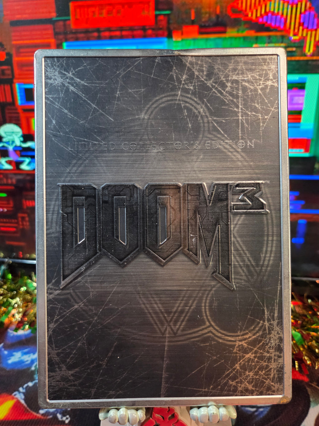 DOOM 3 LIMITED COLLECTOR'S EDITION STEEL BOOK-XBOX