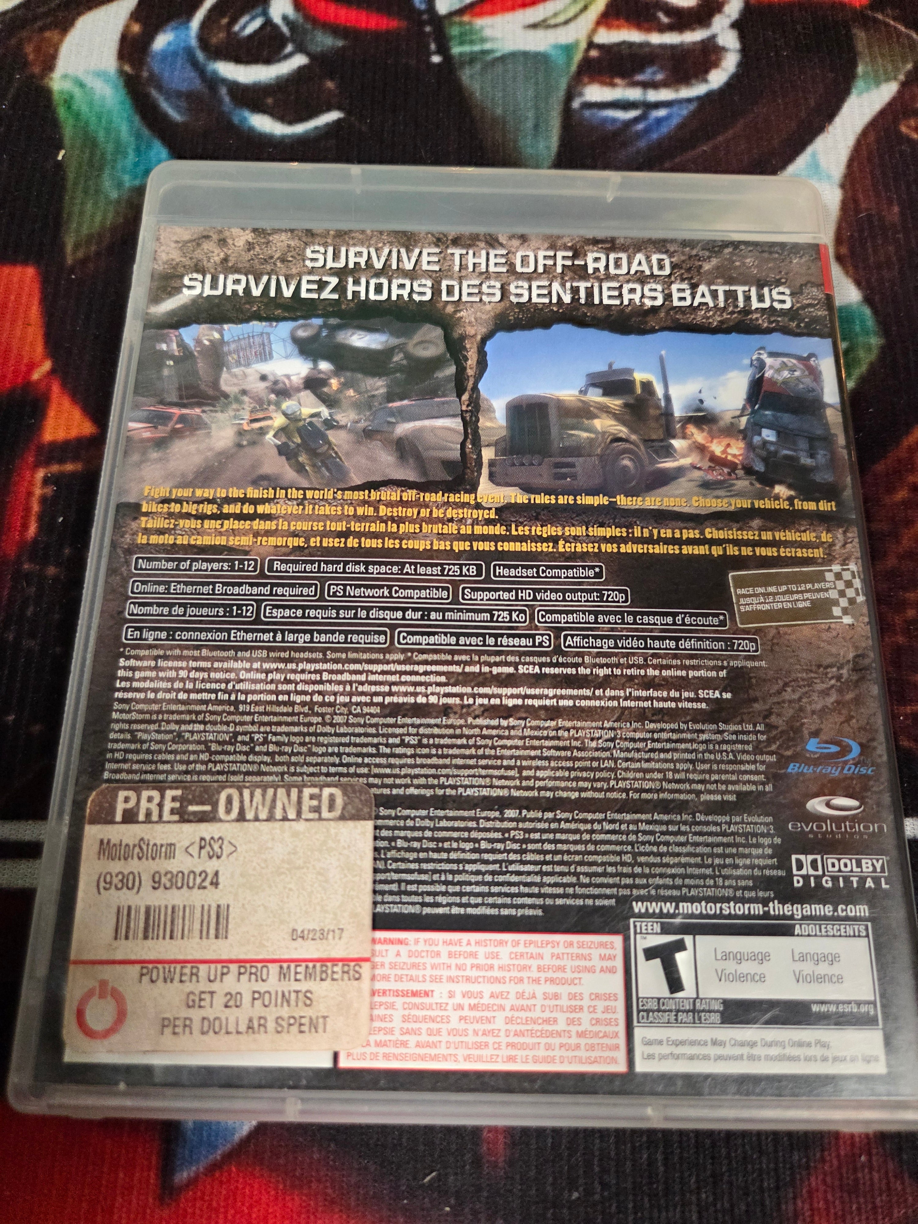 MOTOR STORM-PS3