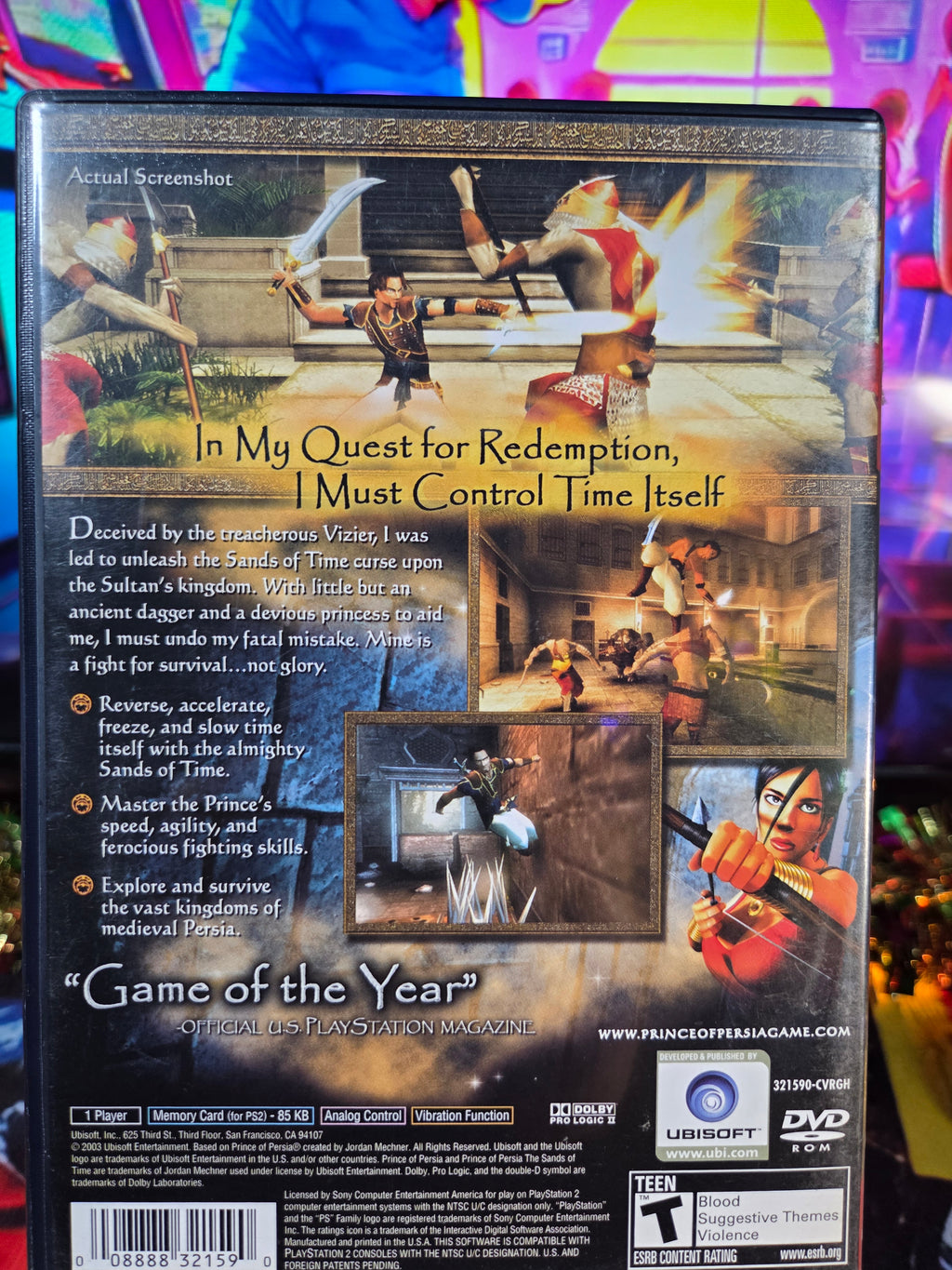 PRINCE OF PERSIA THE SANDS OF TIME-PS2