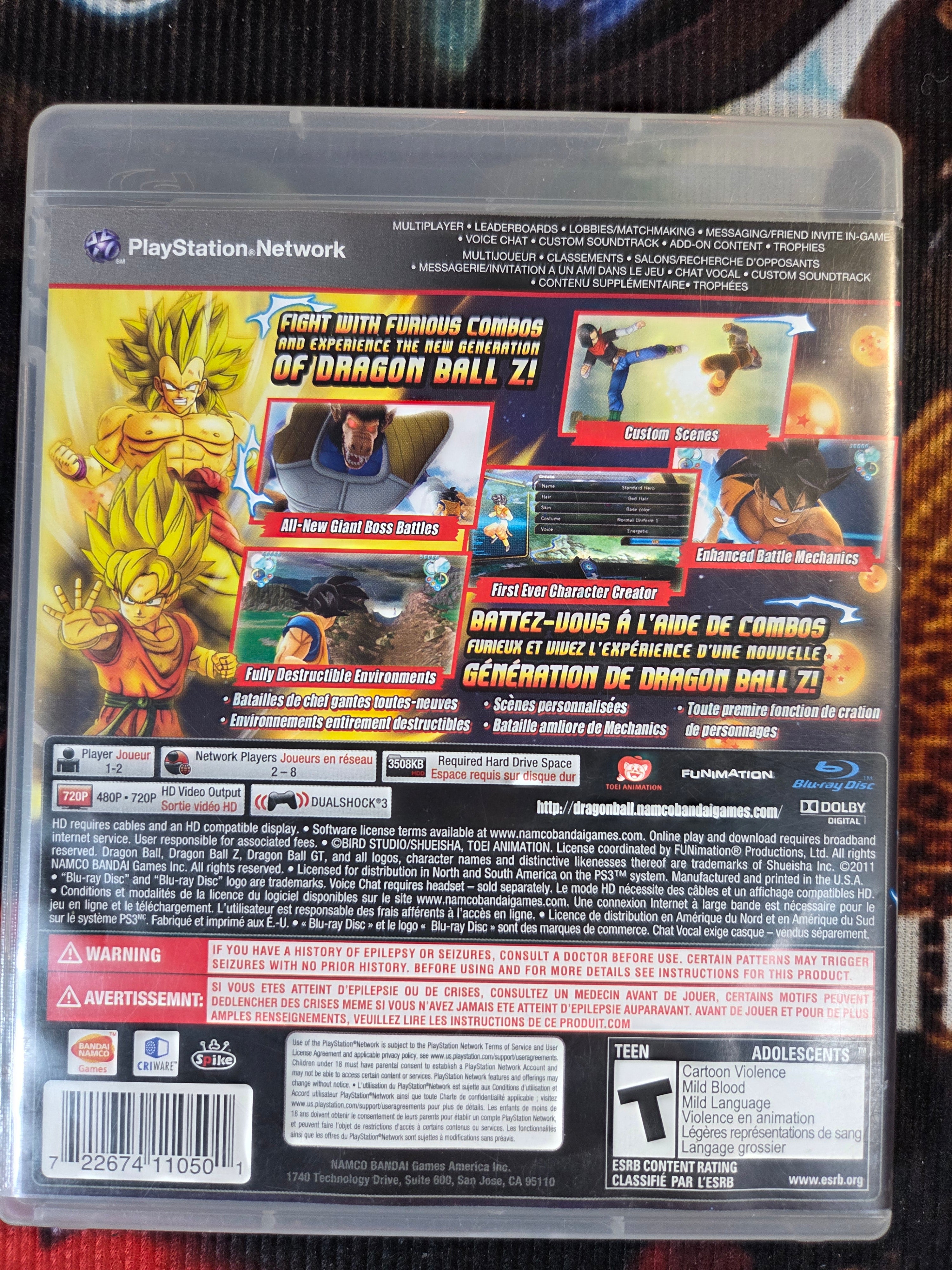 DRAGON BALL Z ULTIMATE TENKAICHI-PS3