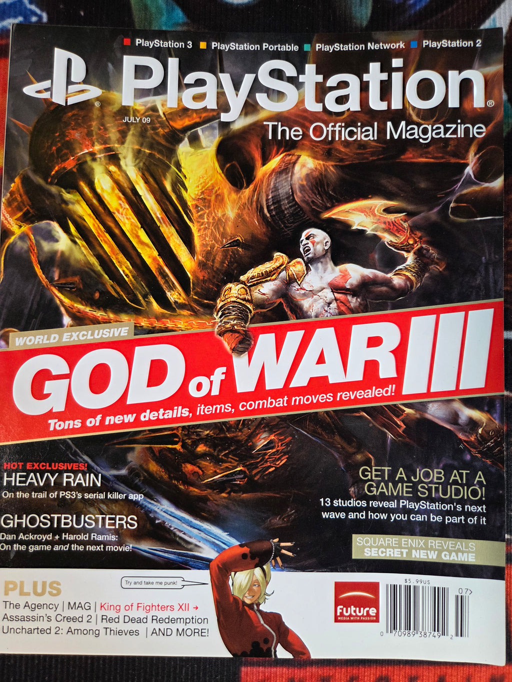 PLAYSTATION MAGAZINE GOD OF WAR 3 #21