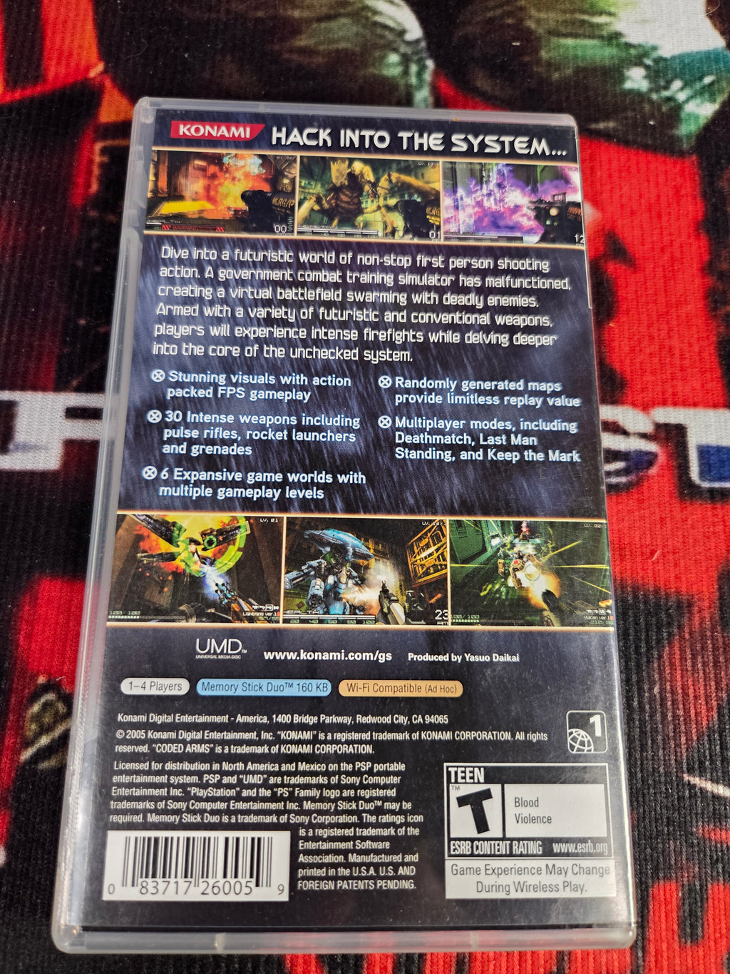 CODED ARMS-PSP