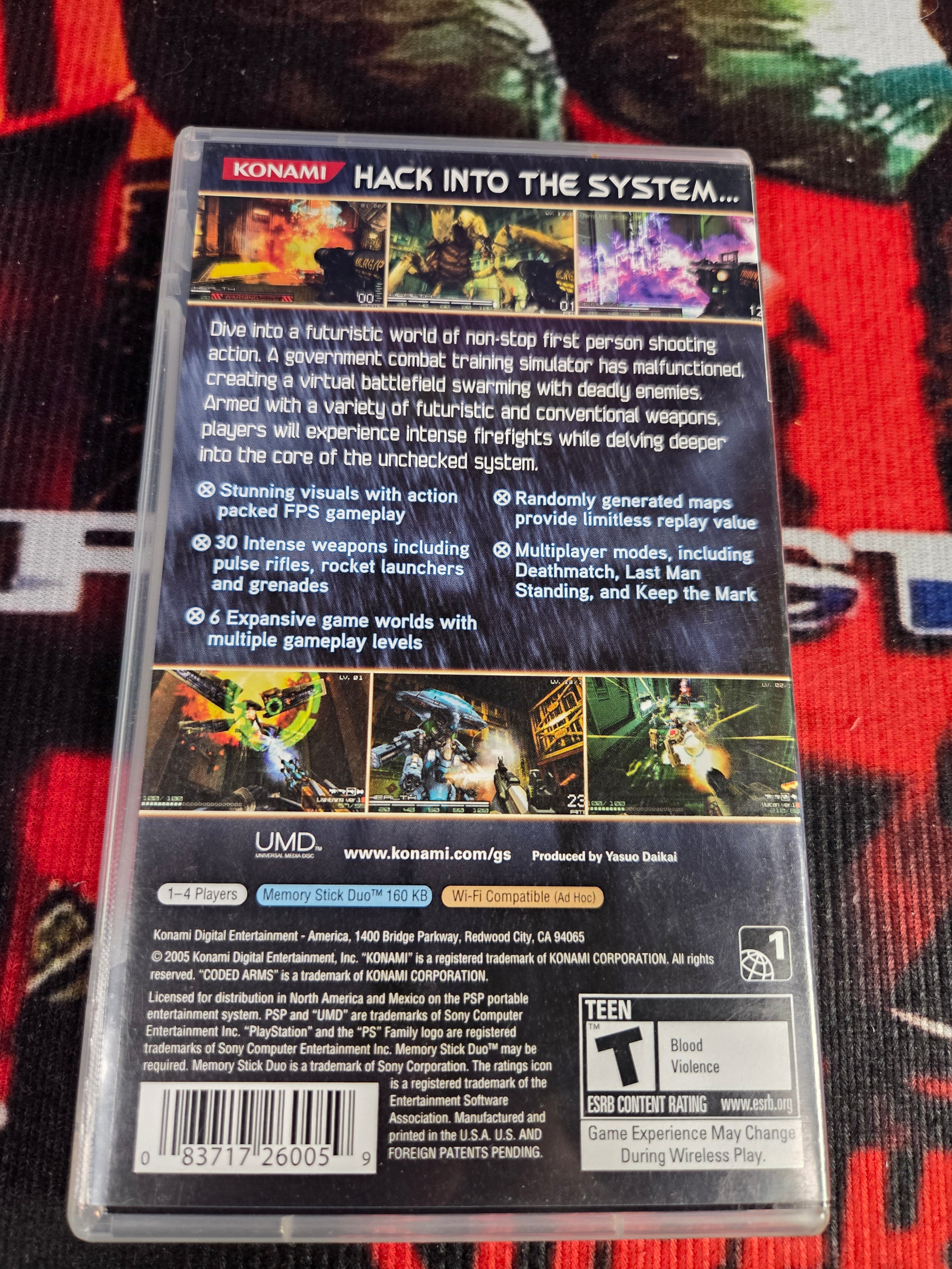 CODED ARMS-PSP