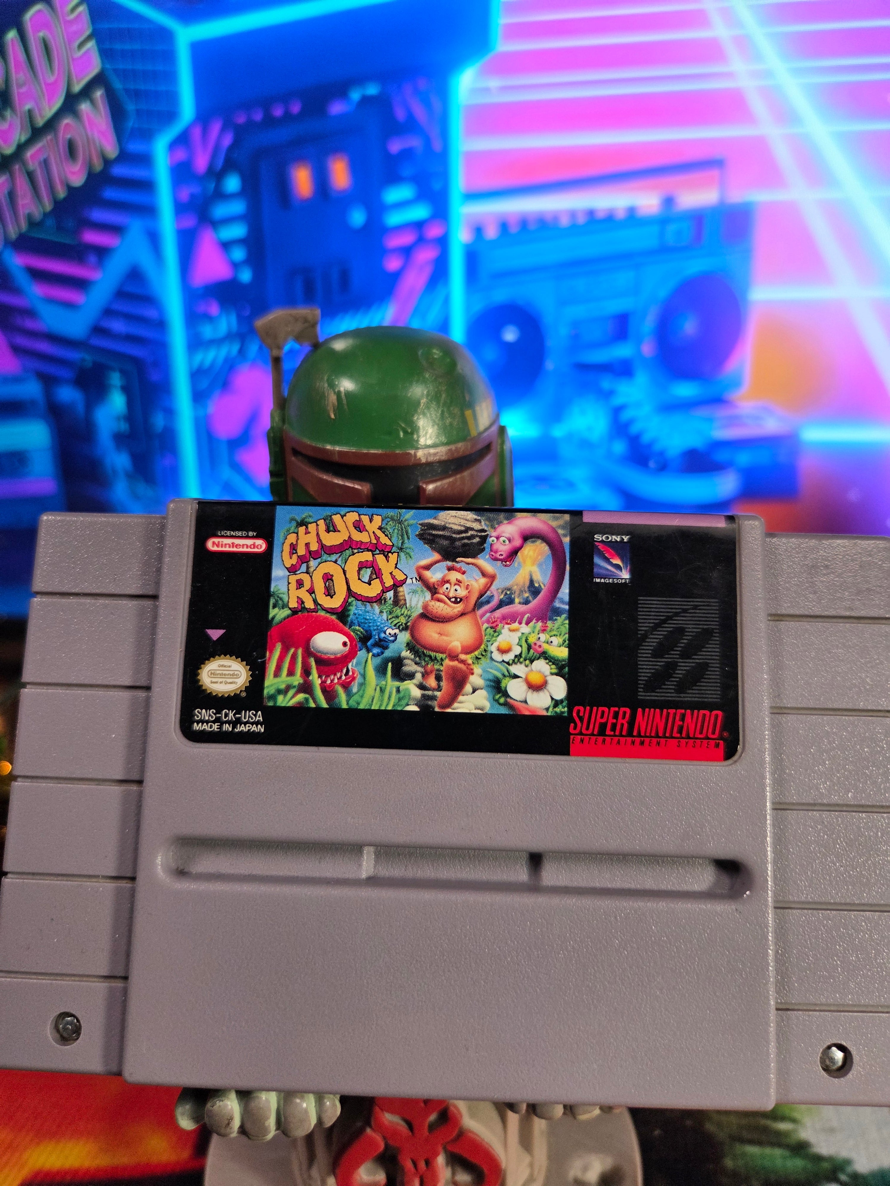 CHUCK ROCK-SNES