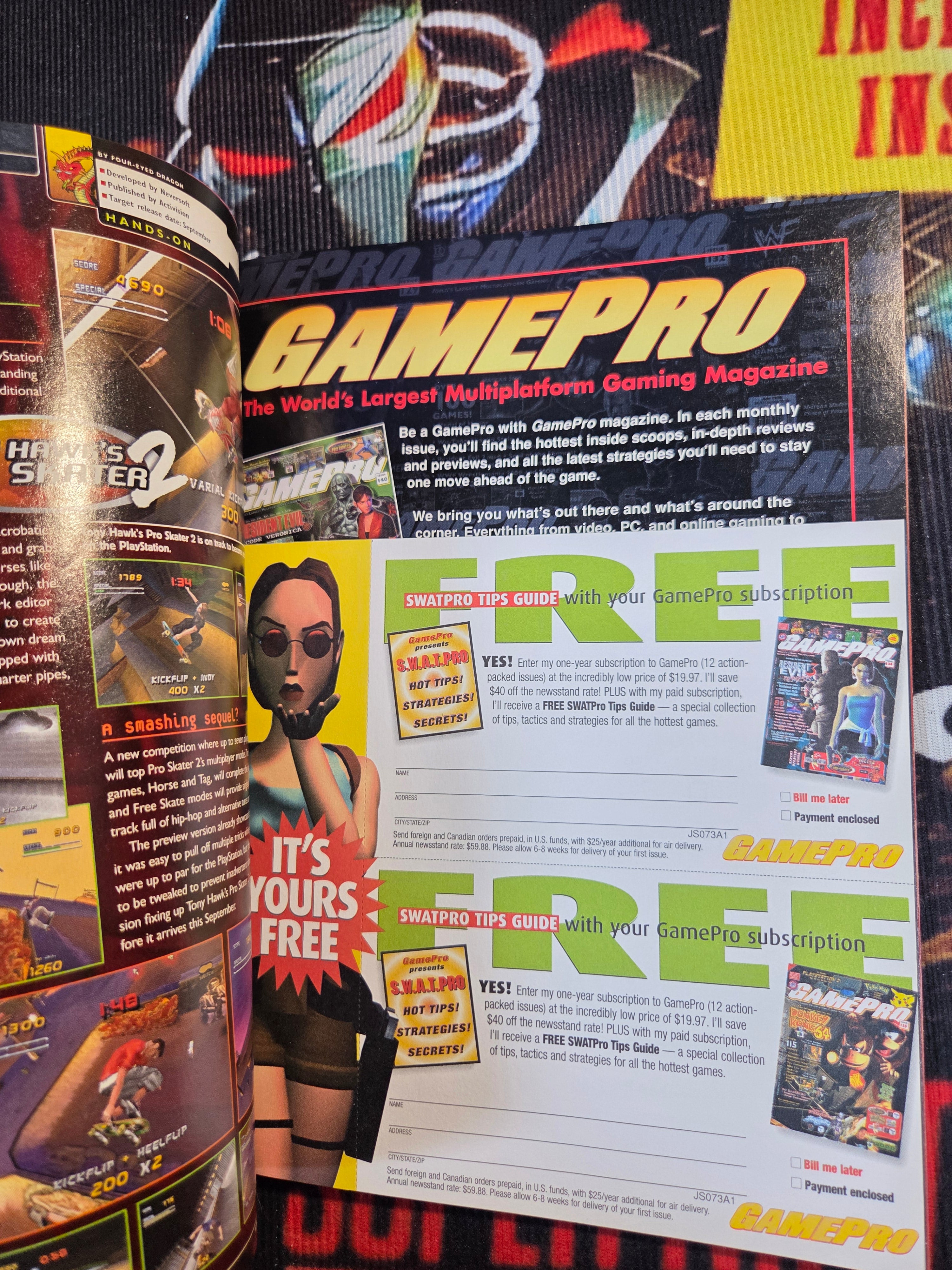 GAME PRO XMEN MUTANT ACADEMY- GAMEPRO MAGAZINE #142