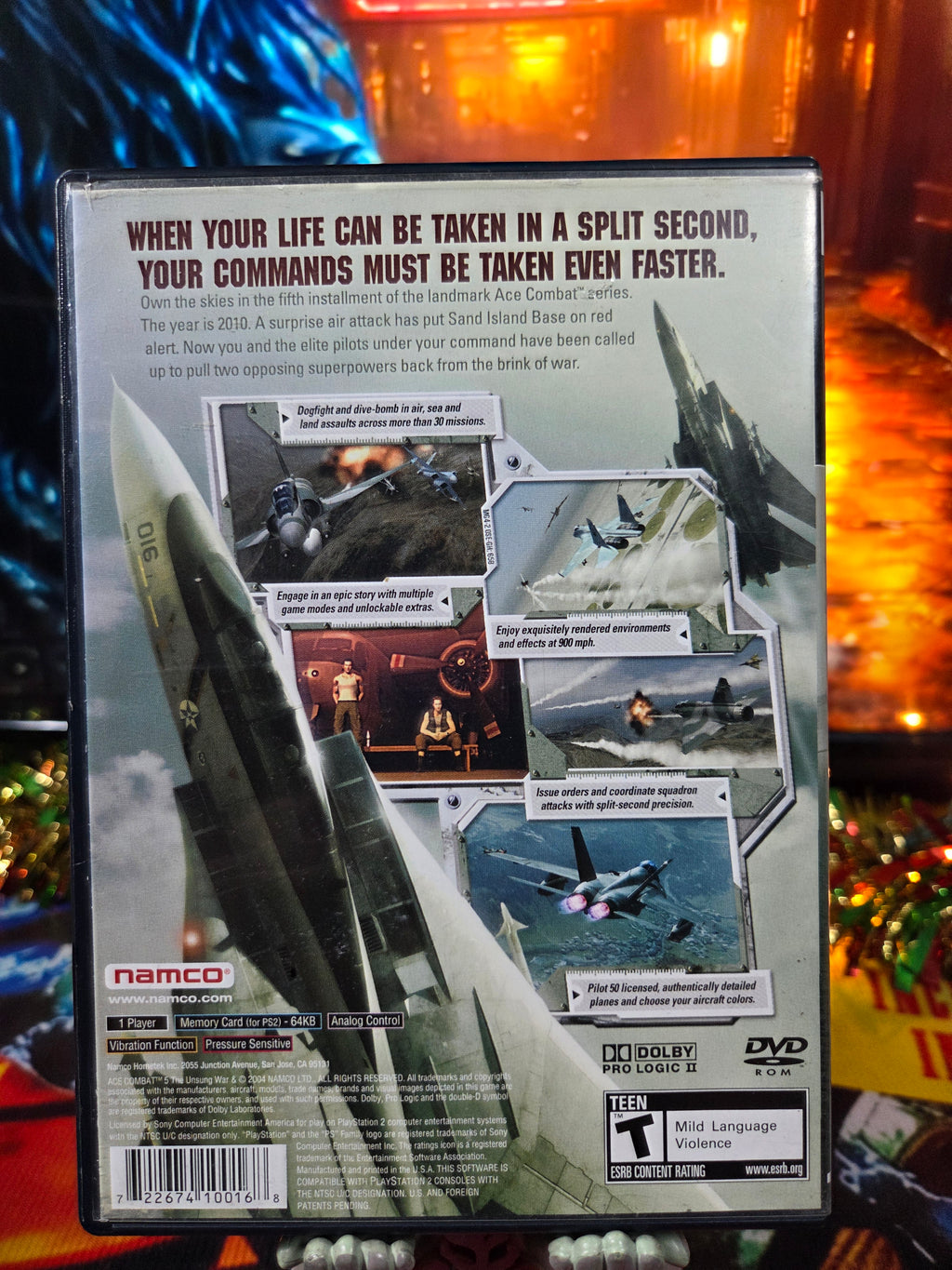 ACE COMBAT 5 UNSUNG WAR-PS2
