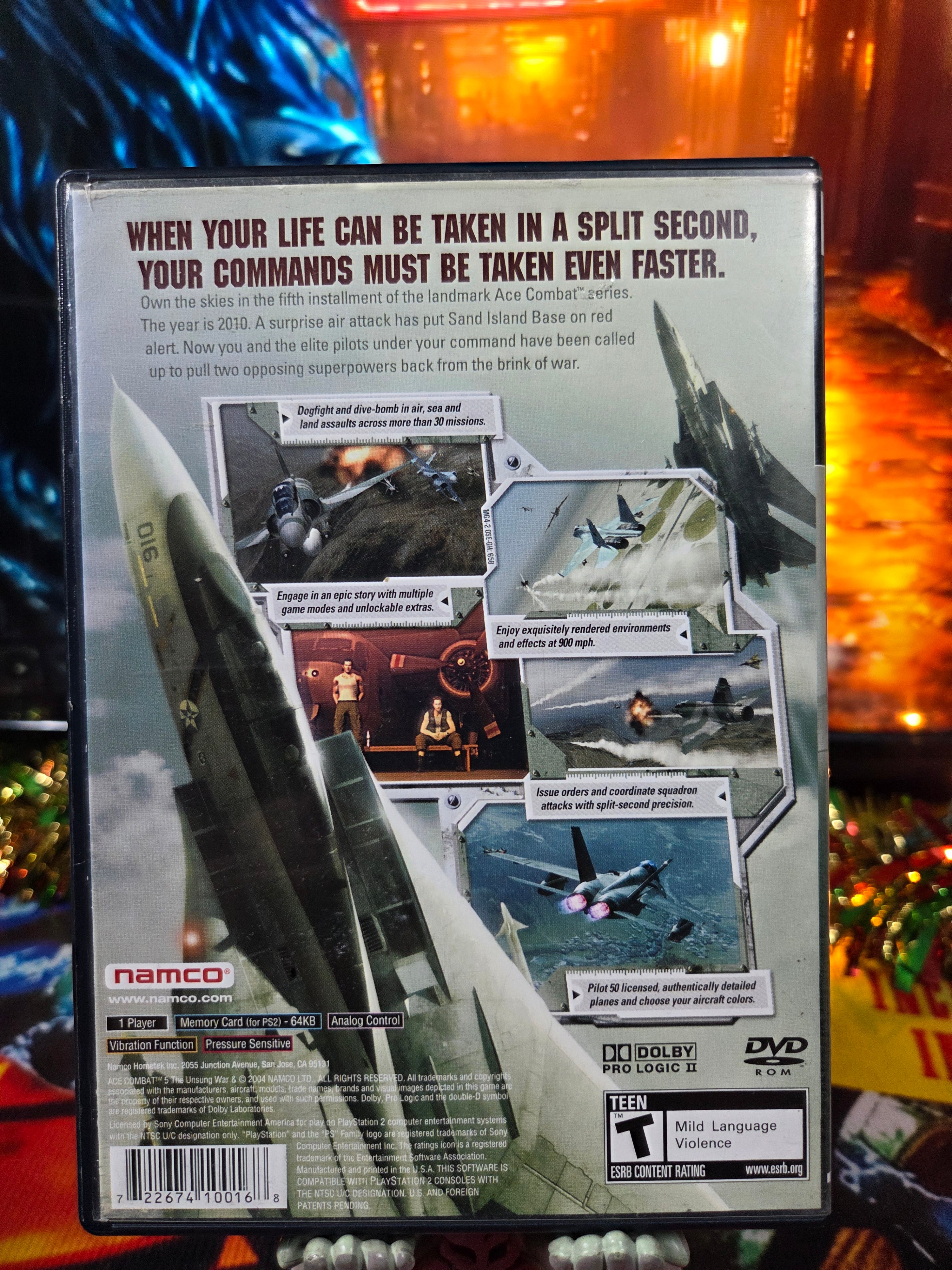 ACE COMBAT 5 UNSUNG WAR-PS2