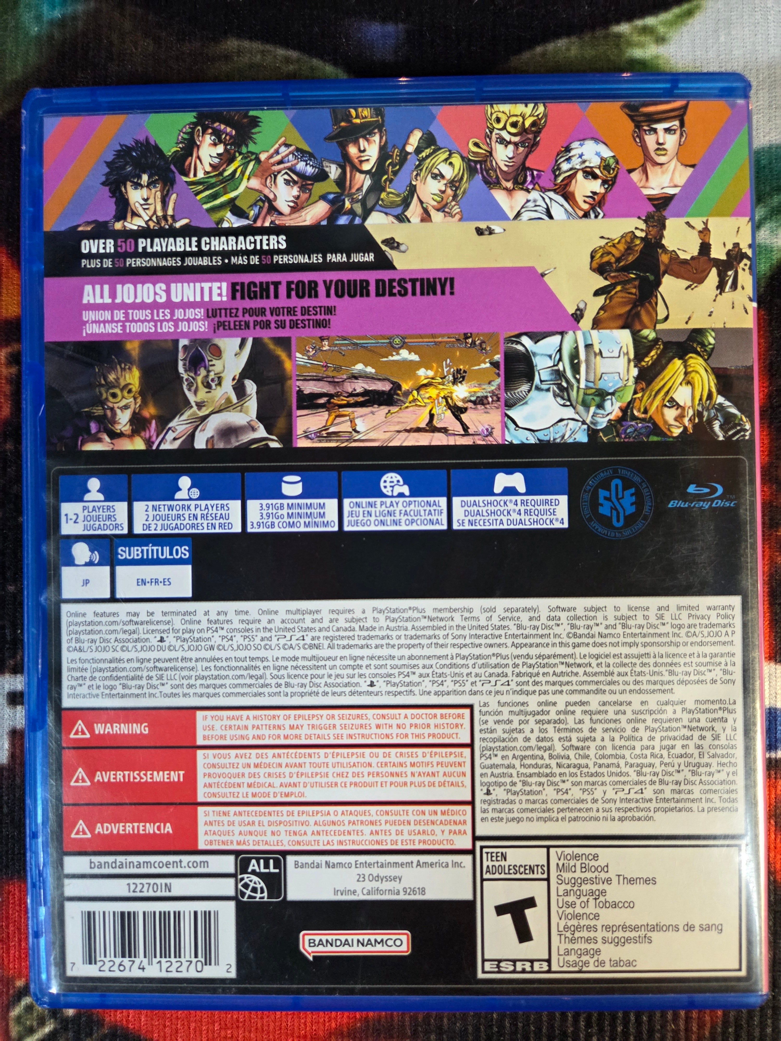 JOJO'S BIZARRE ADVENTURE ALLNSTAR BATTLE R