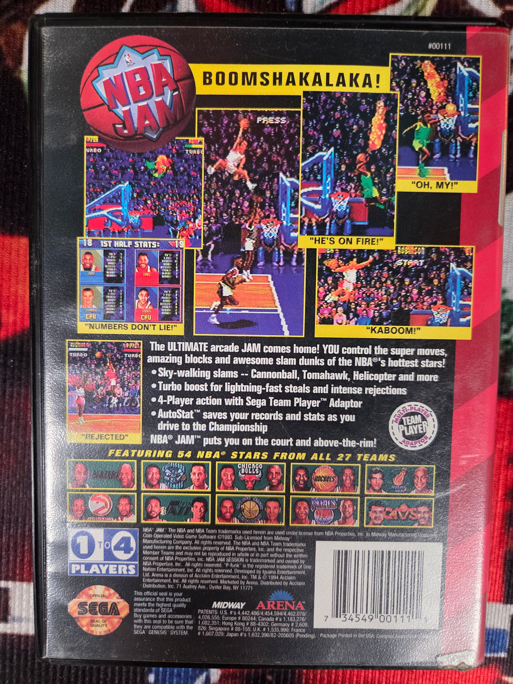 NBA JAM- SEGA GENESIS
