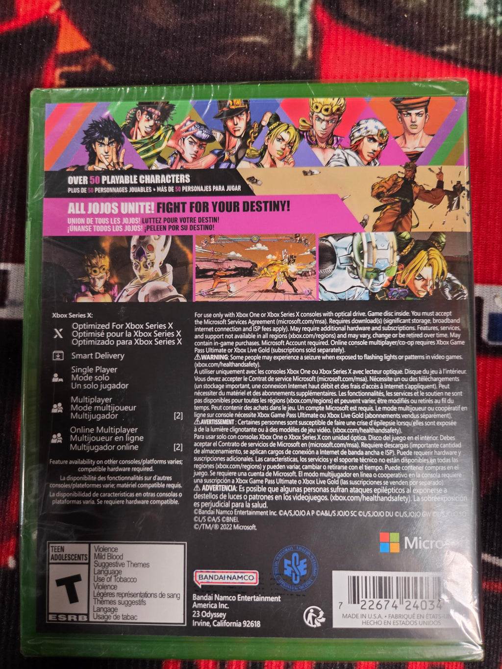 JOJO'S BIZARRE ADVENTURE ALL STAR BATTLE-XBOX ONE