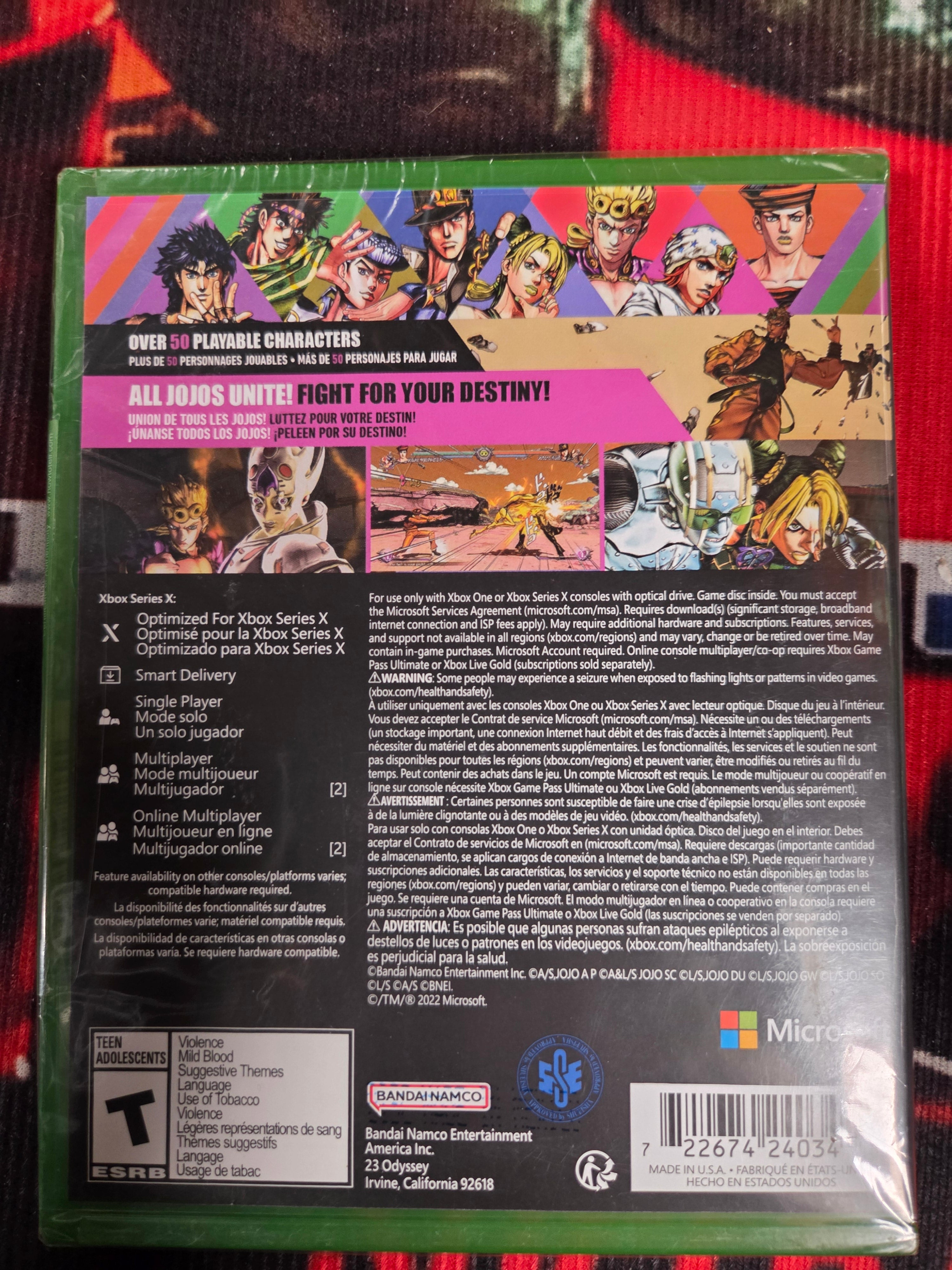 JOJO'S BIZARRE ADVENTURE ALL STAR BATTLE-XBOX ONE