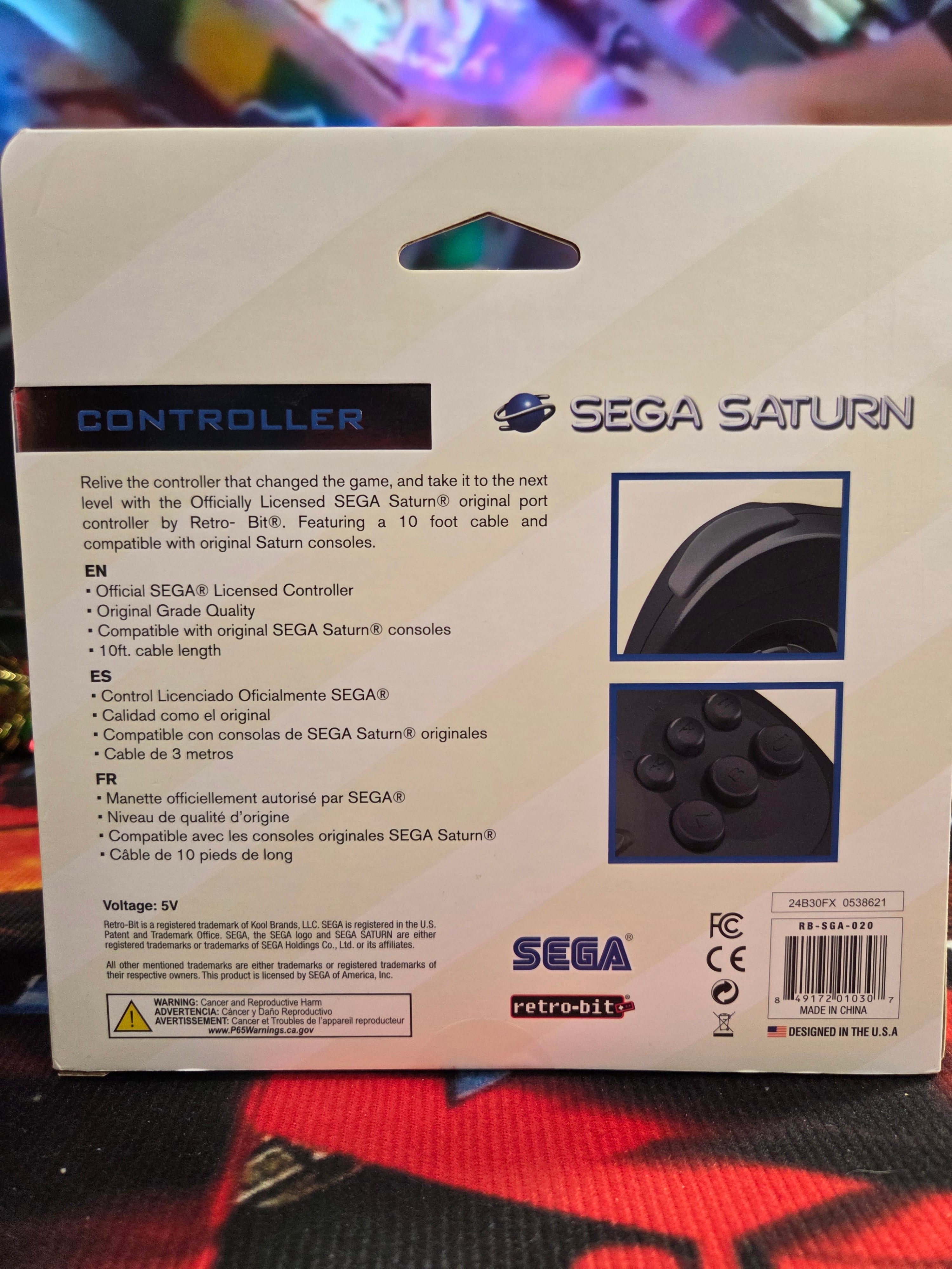 SEGA SATURN WIRED CONTROLLER