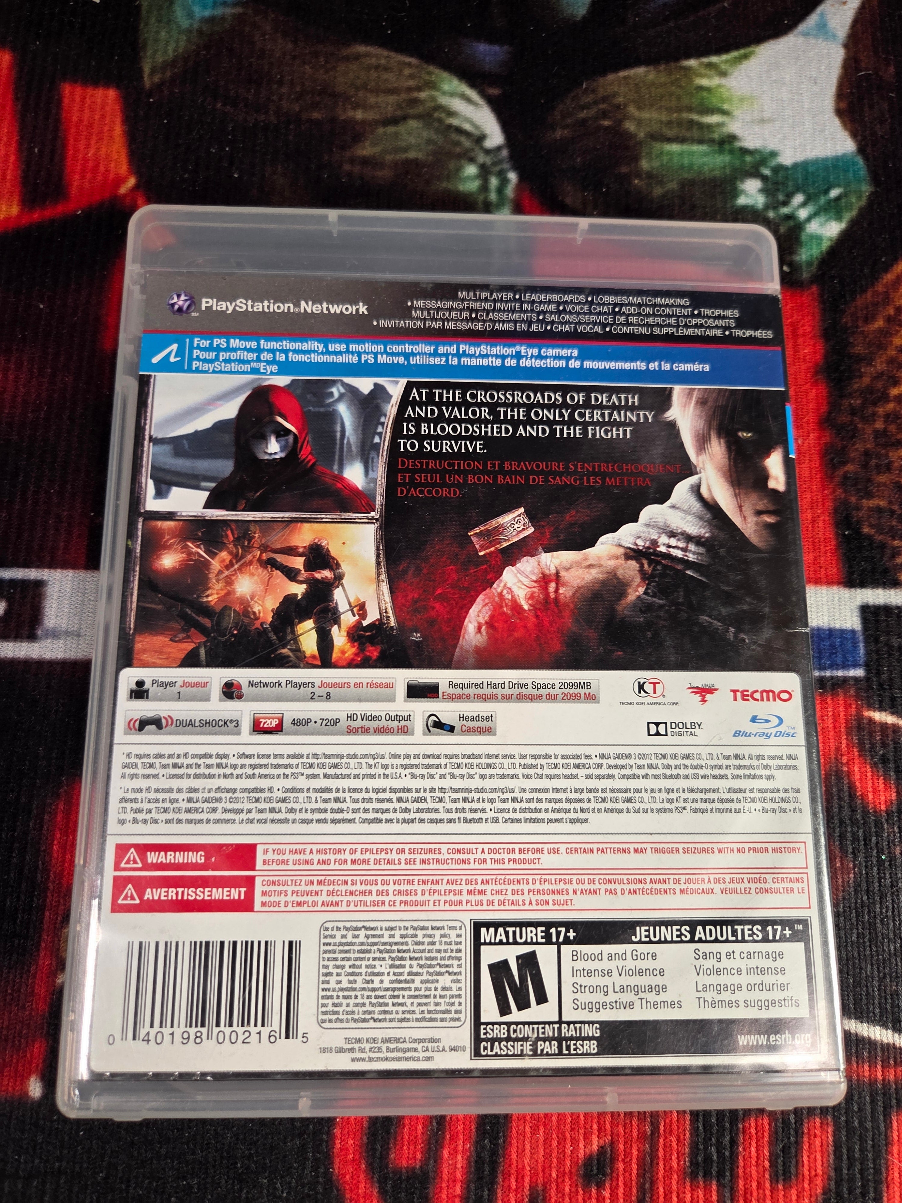 NINJA GAIDEN 3-PS3