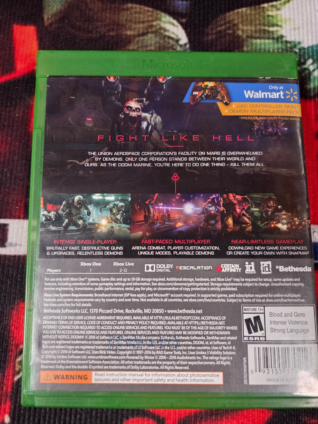 DOOM -XBOX ONE