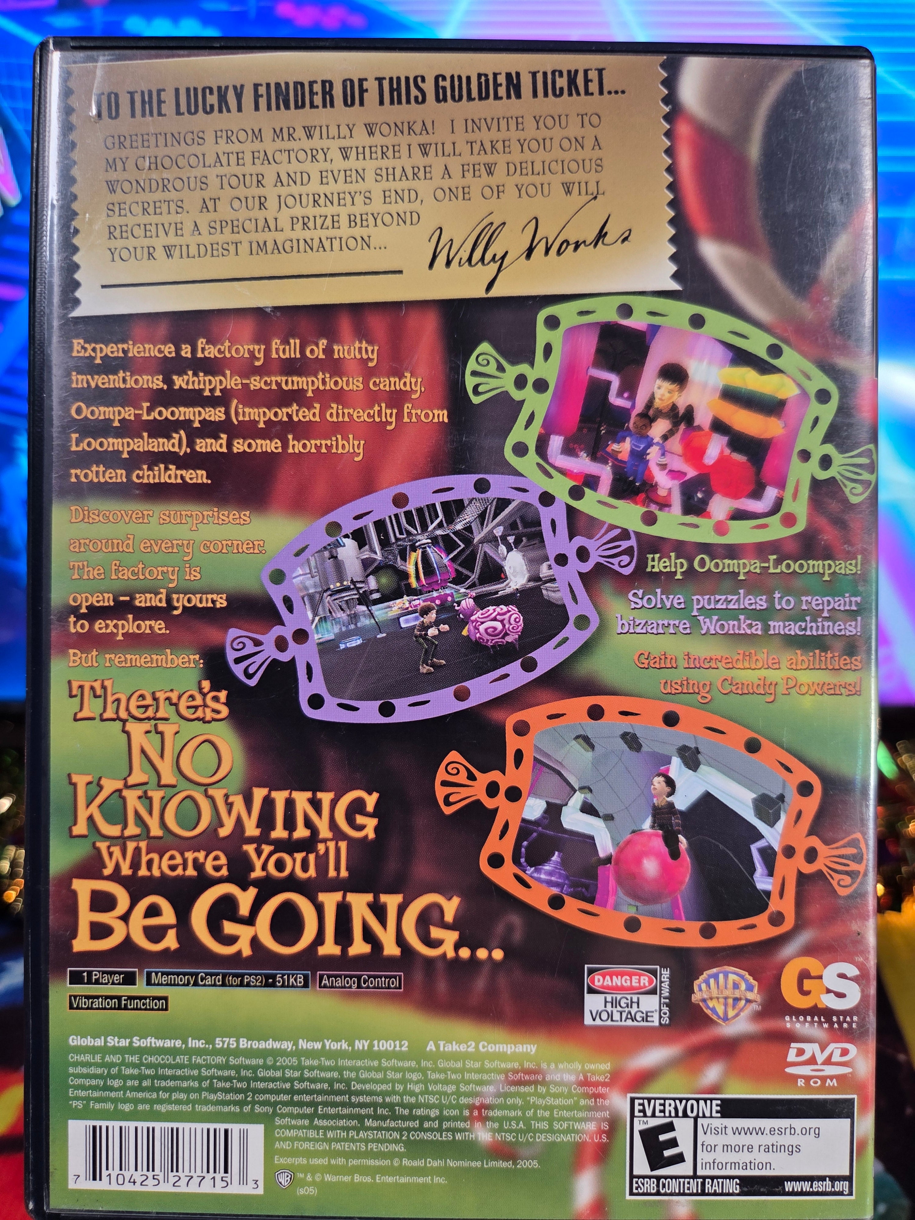 CHARLIE AND THE CHOCOLATE FACTORY-PS2