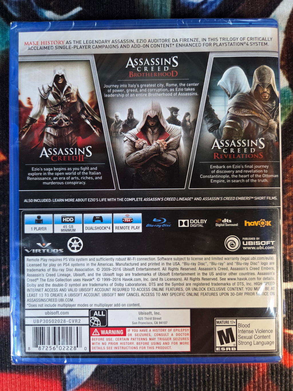 ASSASSIN'S CREED THE ENZO COLLECTION-PS4