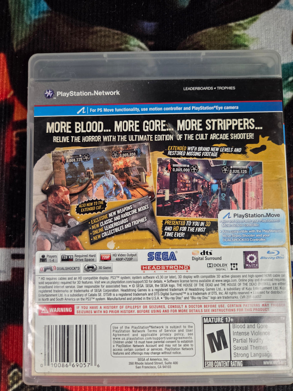 HOUSE OF THE DEAD OVERKILL EXTENDED CUT-PS3