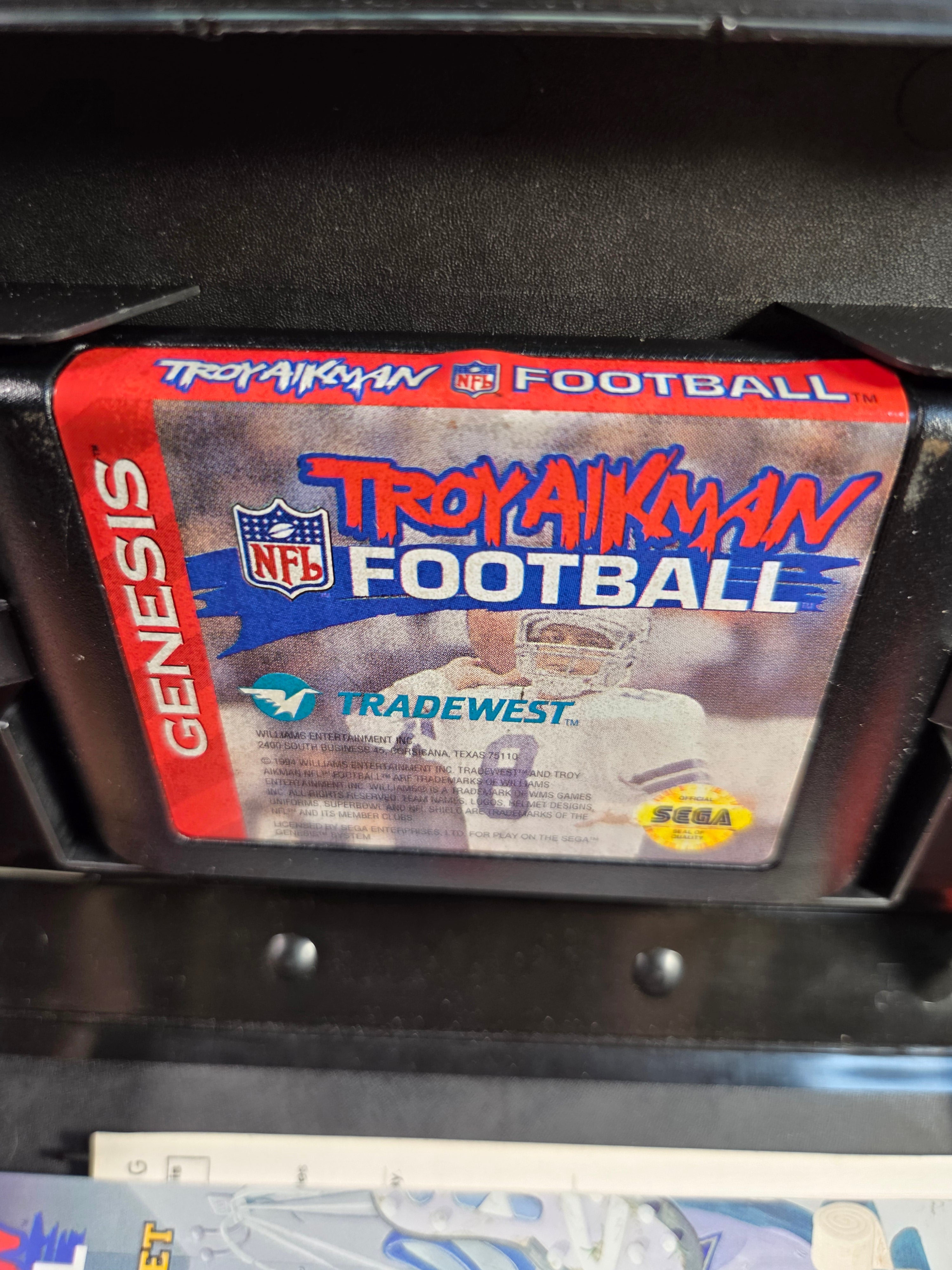 TROY AIKMAN FOOTBALL-SEGA GENESIS