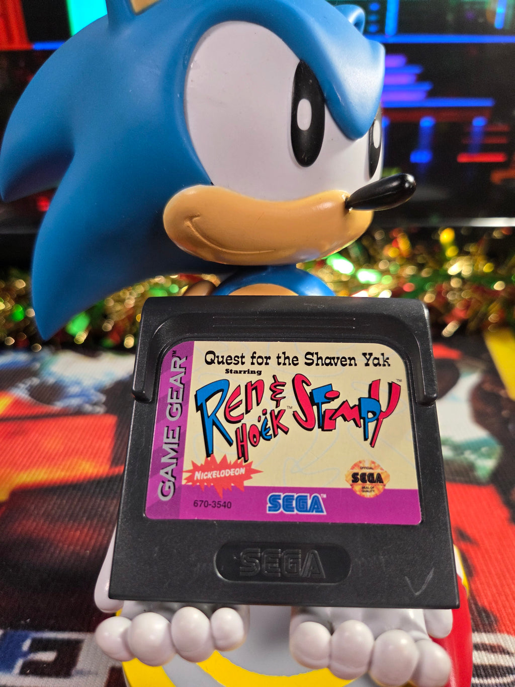 REN & STIMPY QUEST FOR THE SHAVEN YAK-GAME GEAR