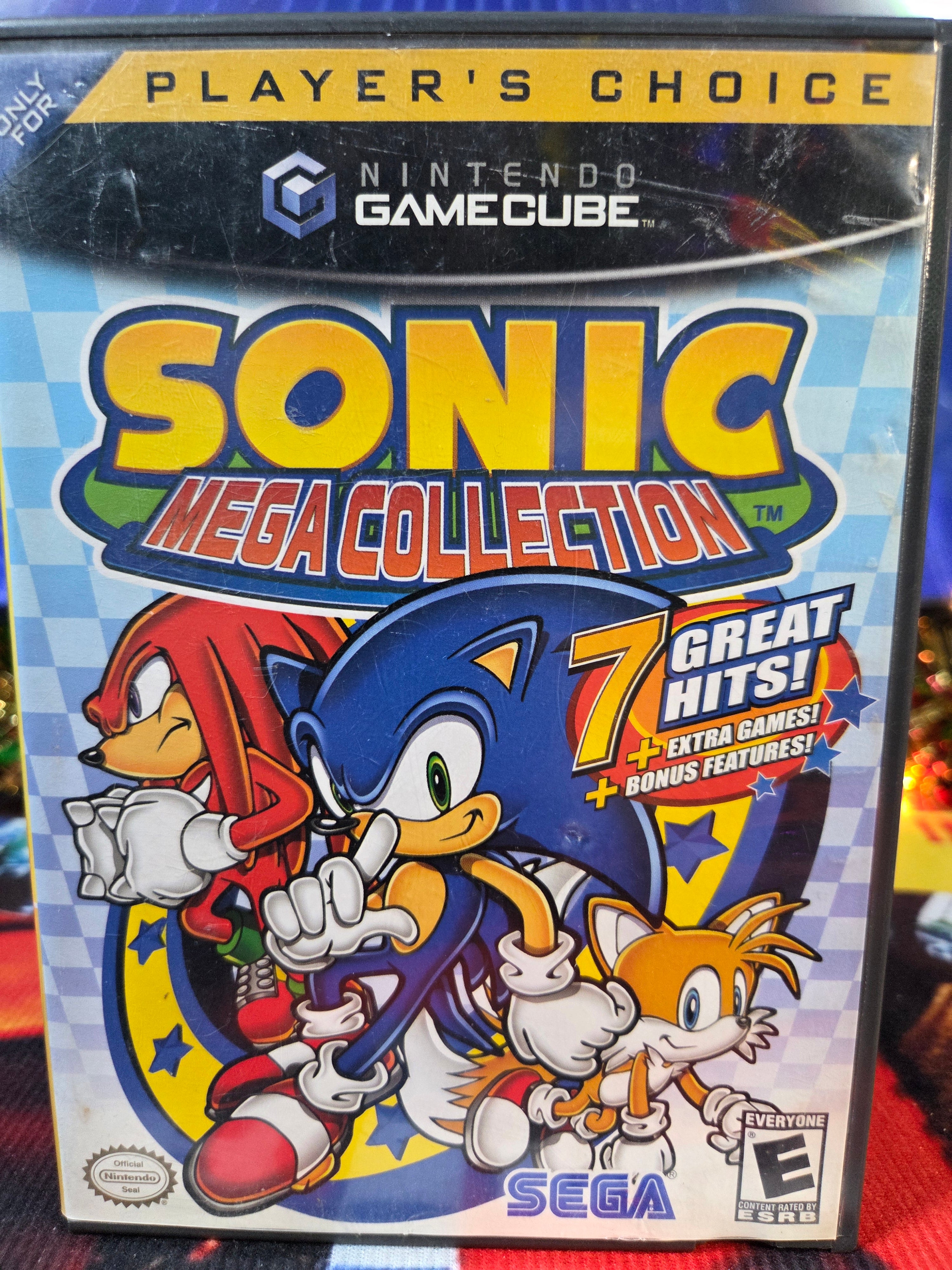 SONIC MEGA COLLECTION PLAYERS CHOICE-GAMECUBE