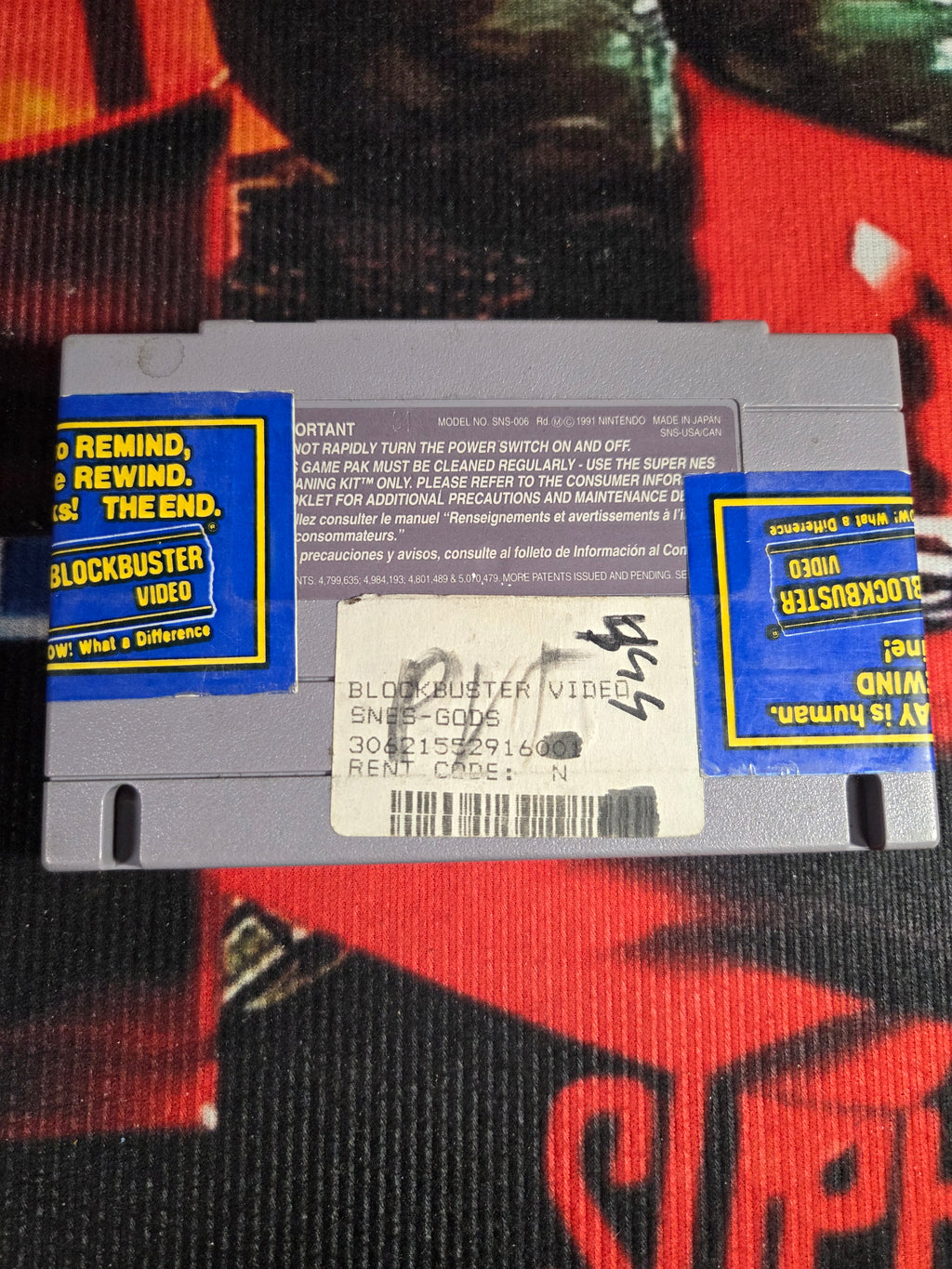 GODS-SNES