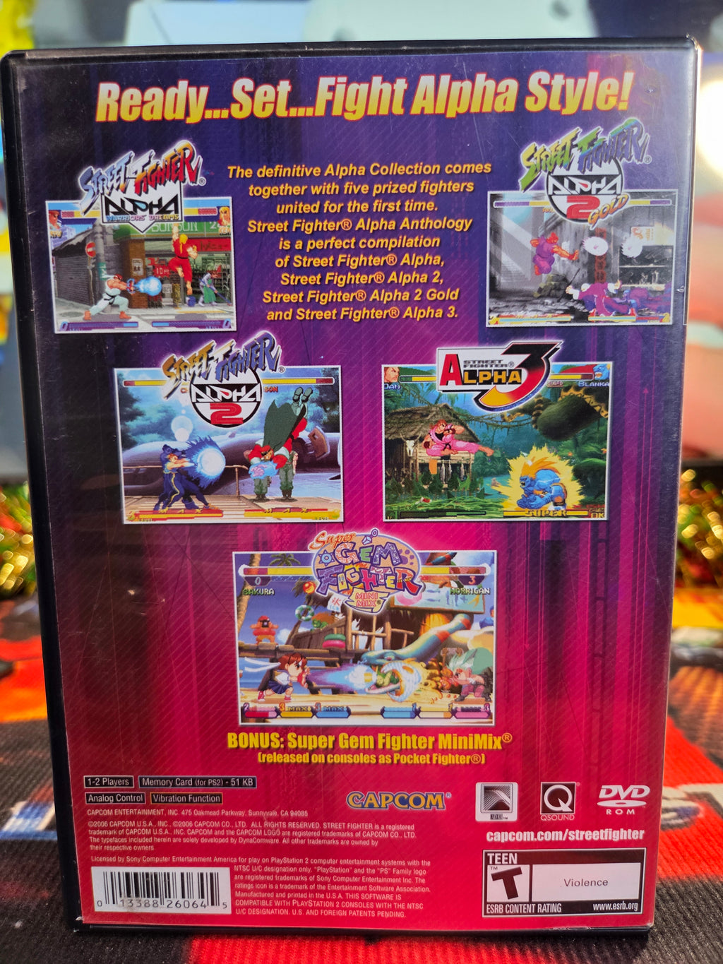 STREET FIGHTER ALPHA ANTHOLOGY-PS2