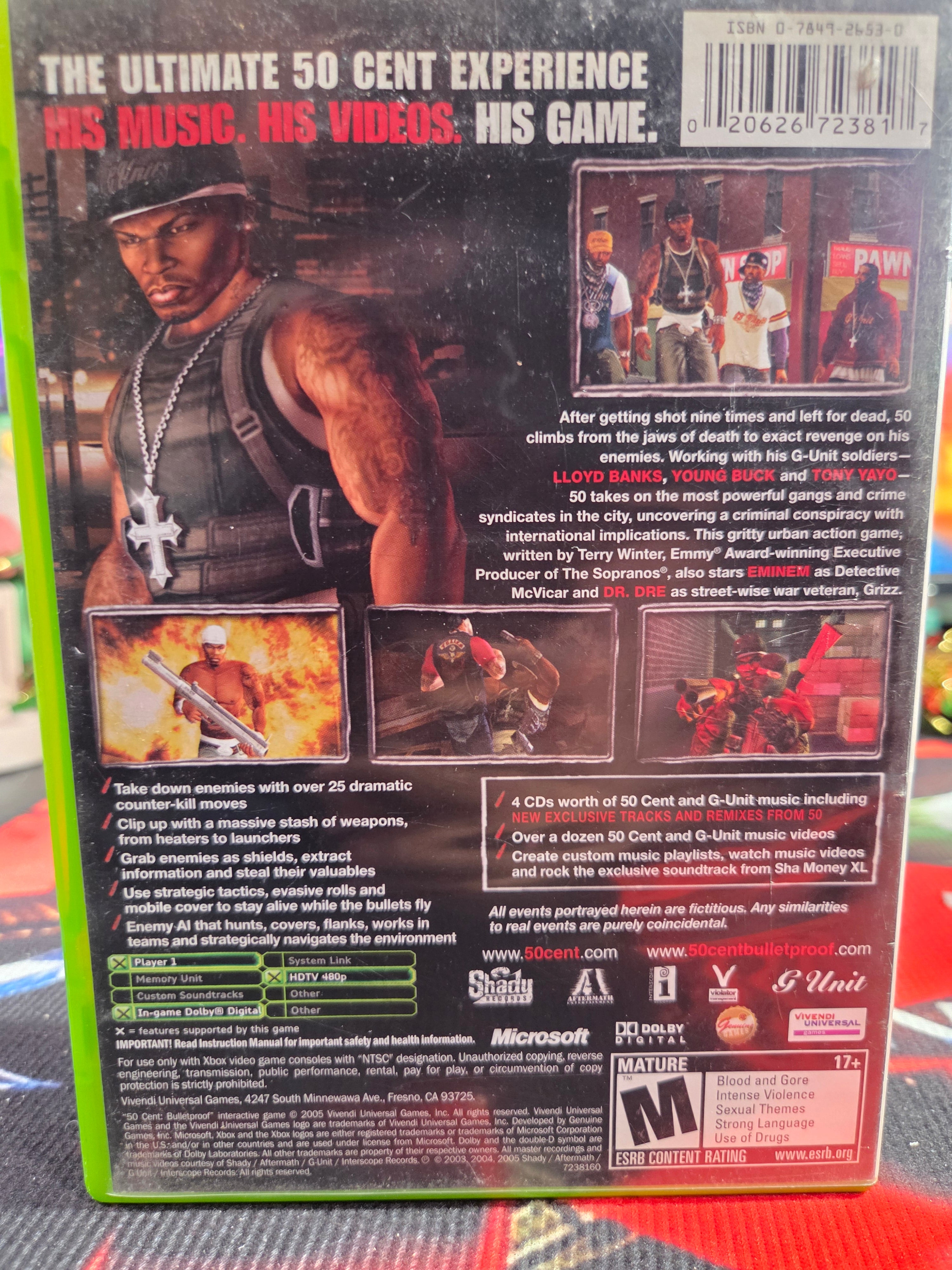 50 CENT BULLET PROOF-XBOX – Mannys Arcade
