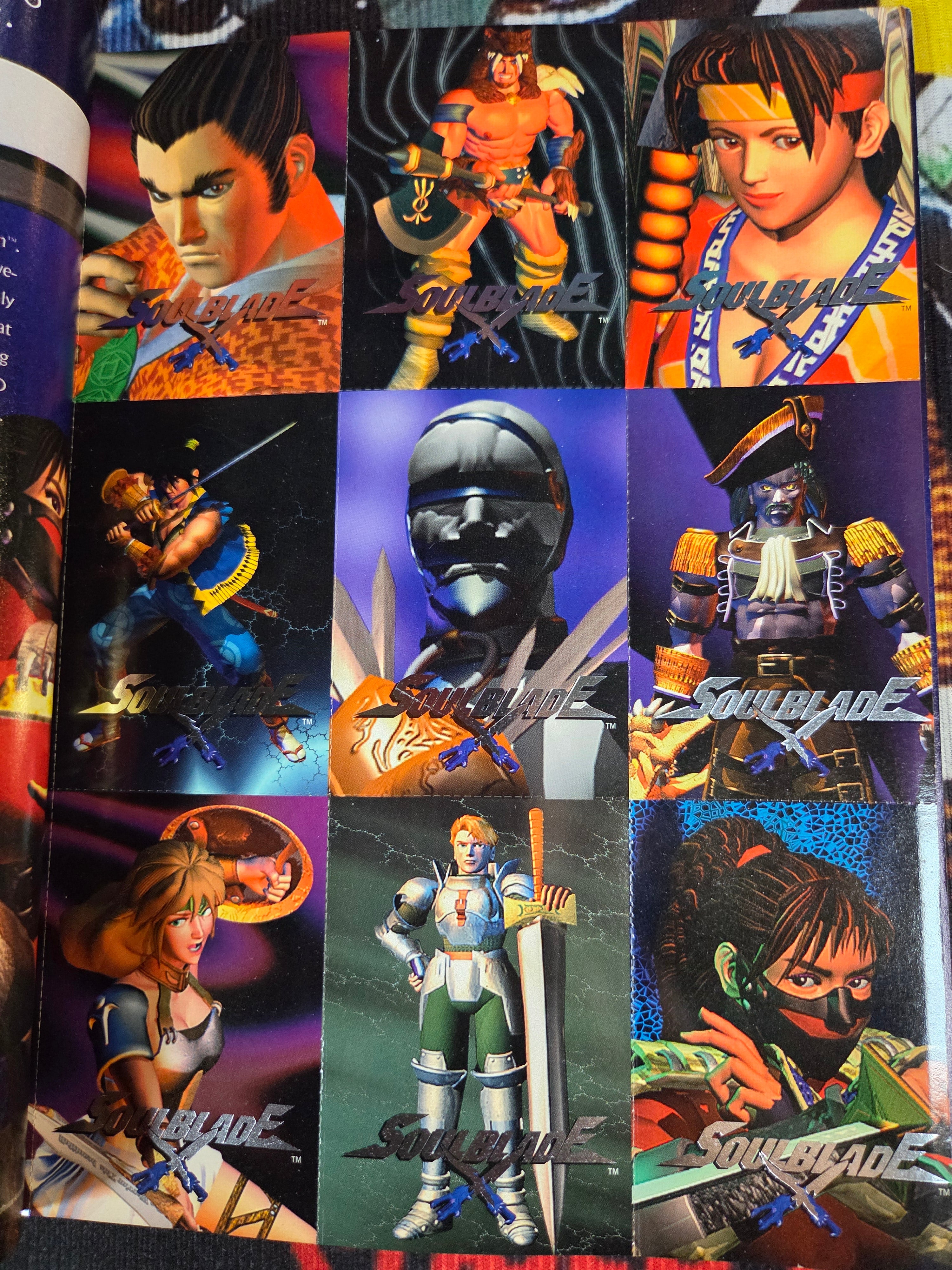 GAMEPRO #103 SOUL BLADE WITH CARDS & POSTER
