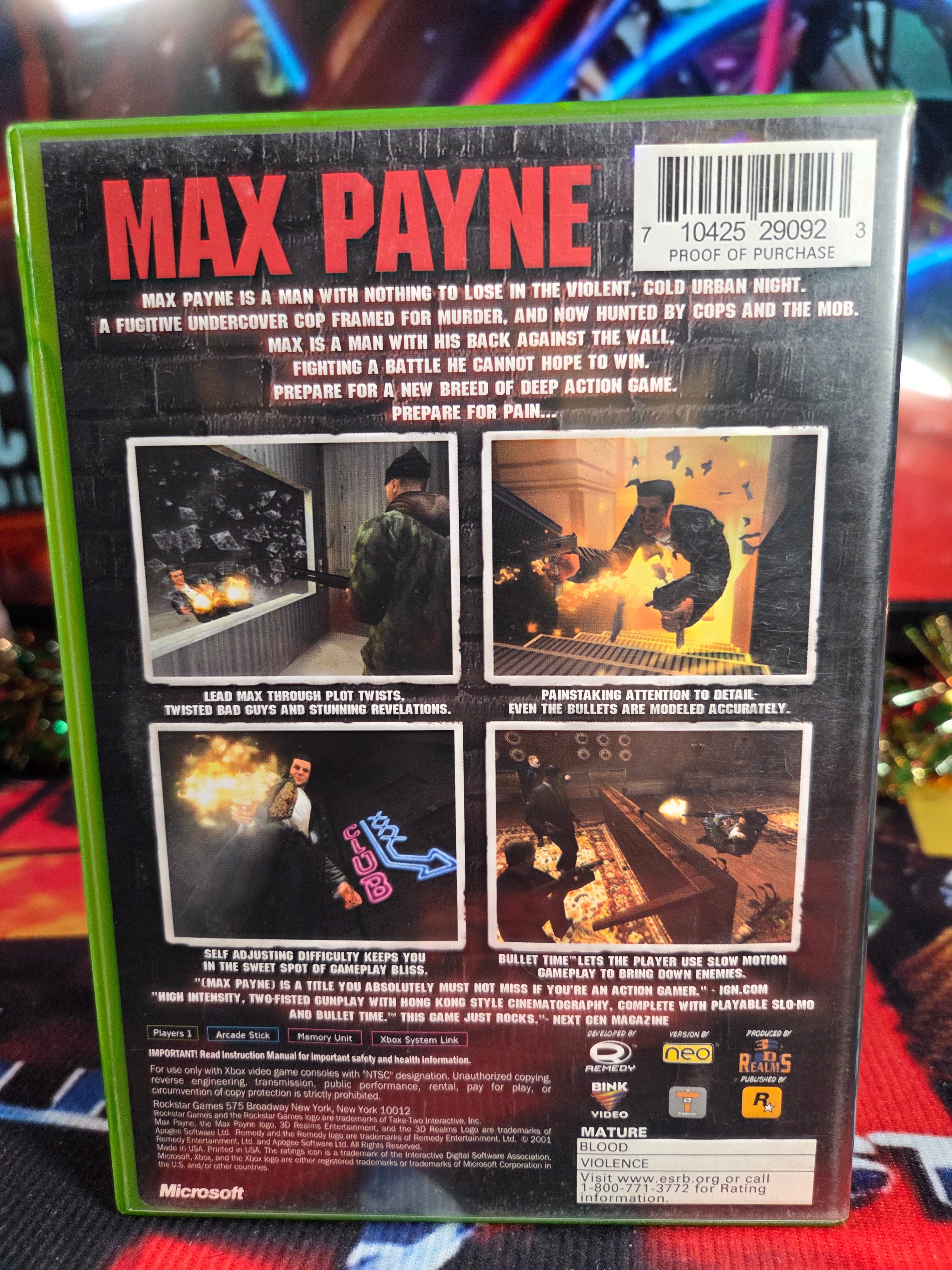 MAX PAYNE-XBOX