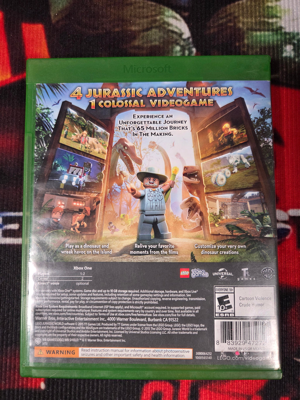 LEGO JURASSIC WORLD-XBOX ONE