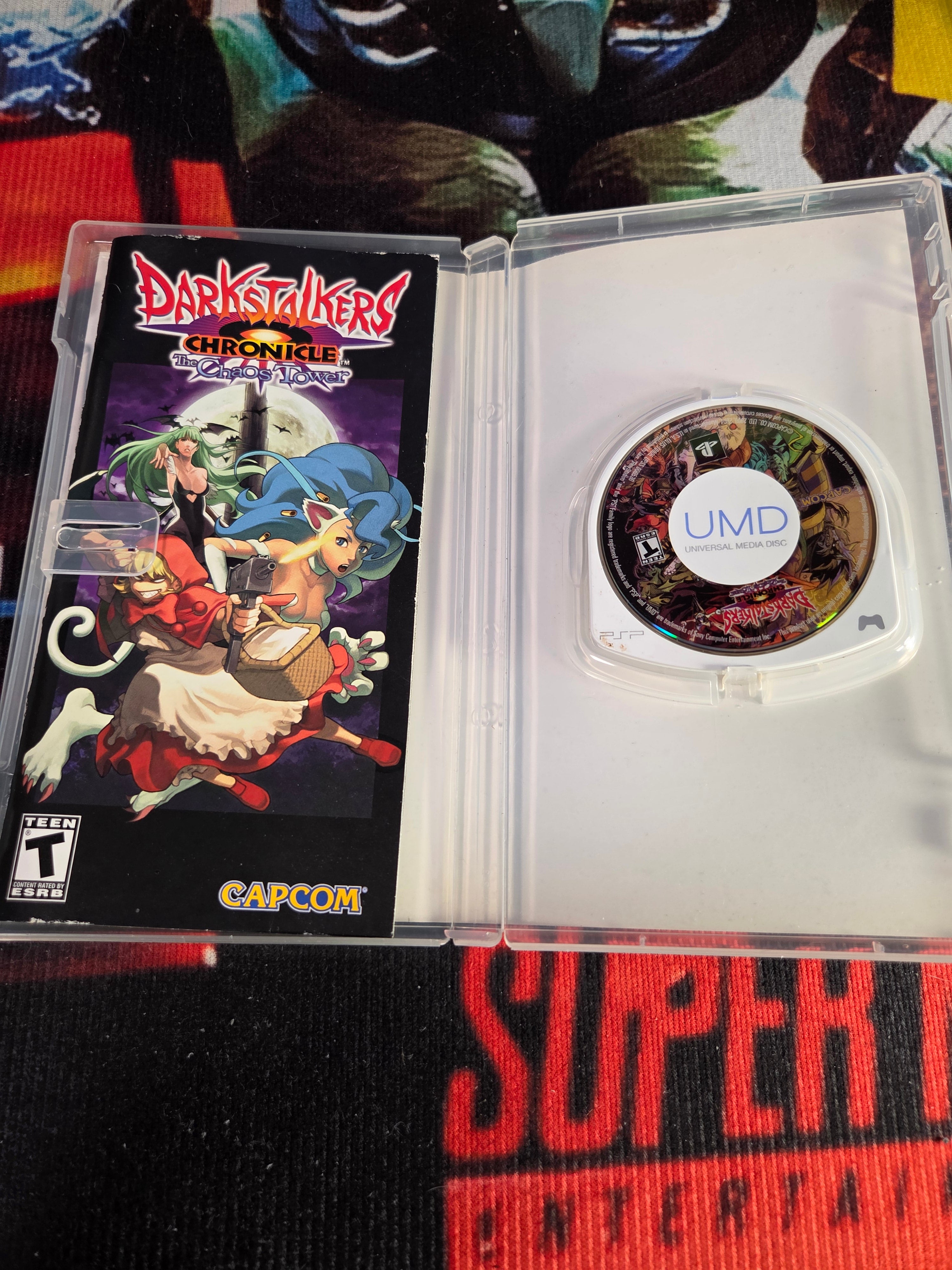 DARKSTALKERS CHRONICLE THE CHAOS TOWER-PSP