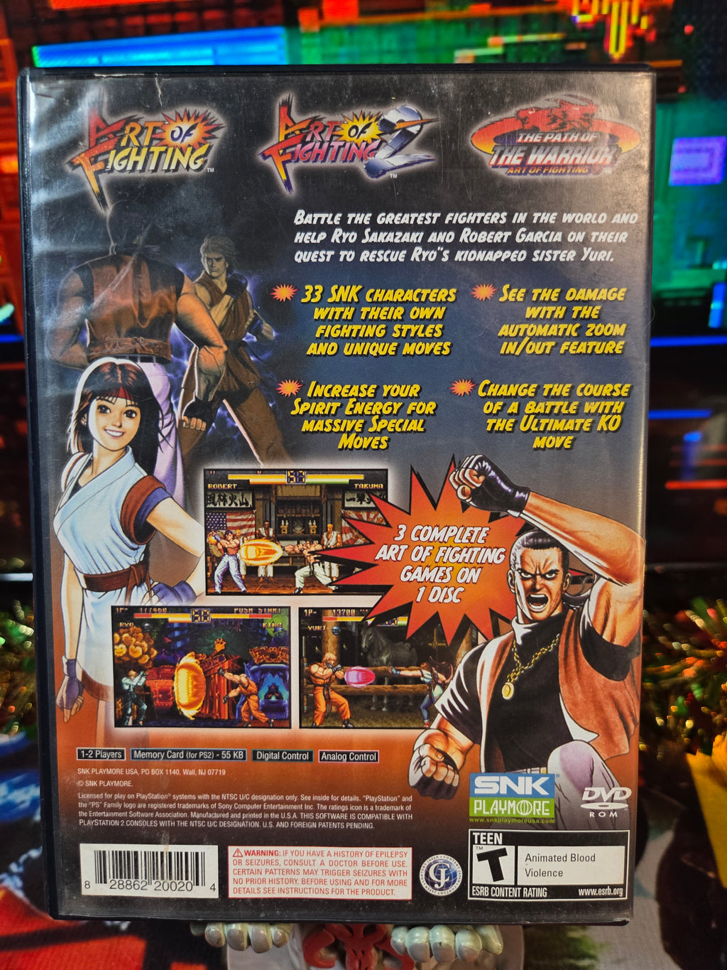 ART OF FIGHTING ANTHOLOGY-PS2