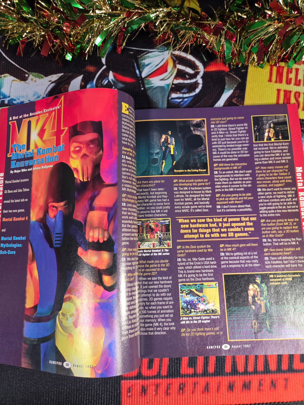 GAME PRO ISSUE 107 MORTAL KOMBAT 4