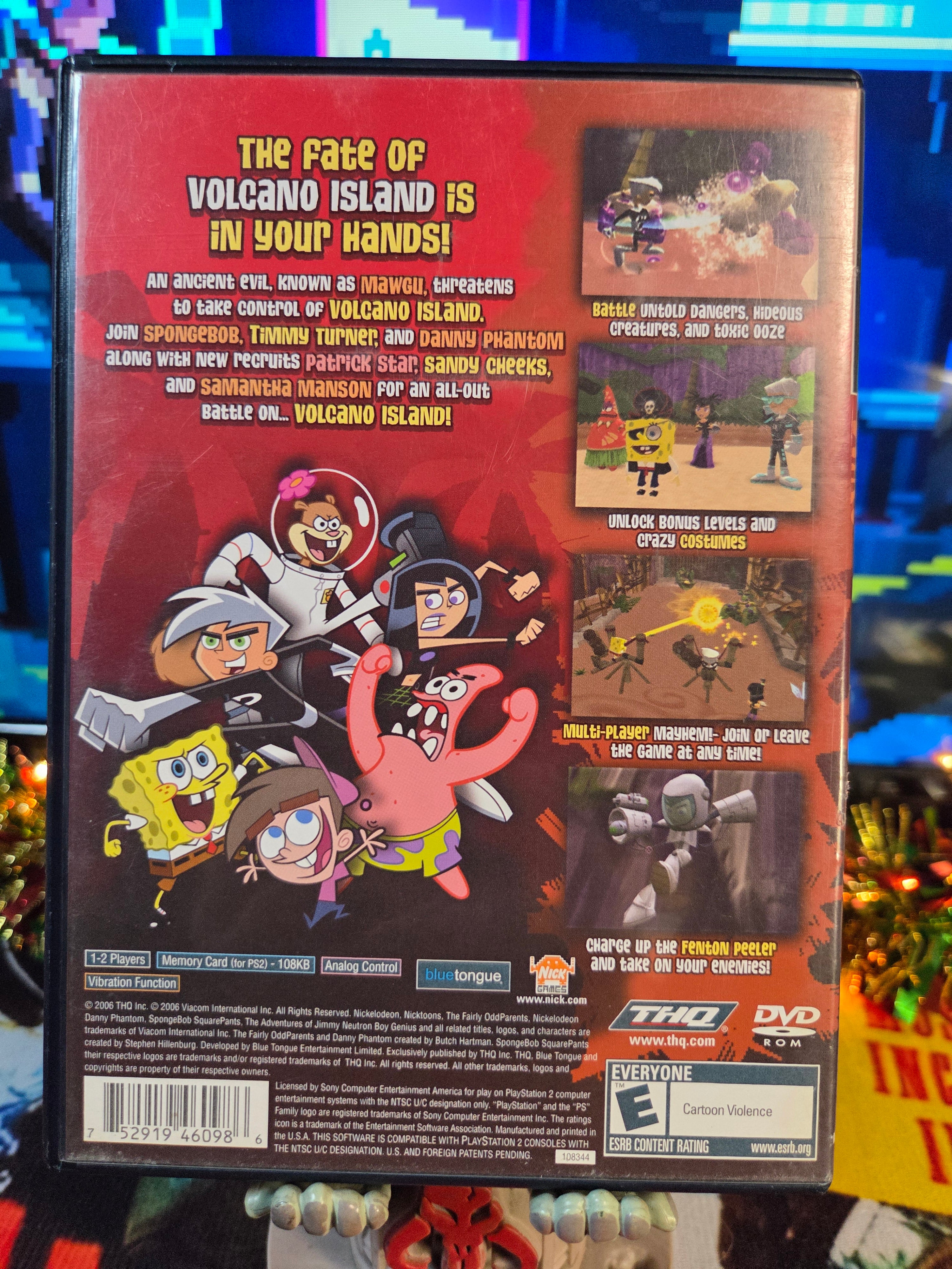 NICKTOONS BATTLE FOR VOLCANO ISLAND-PS2