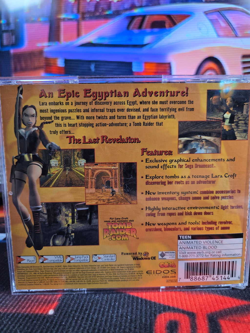 TOMB RAIDER-SEGA DREAMCAST