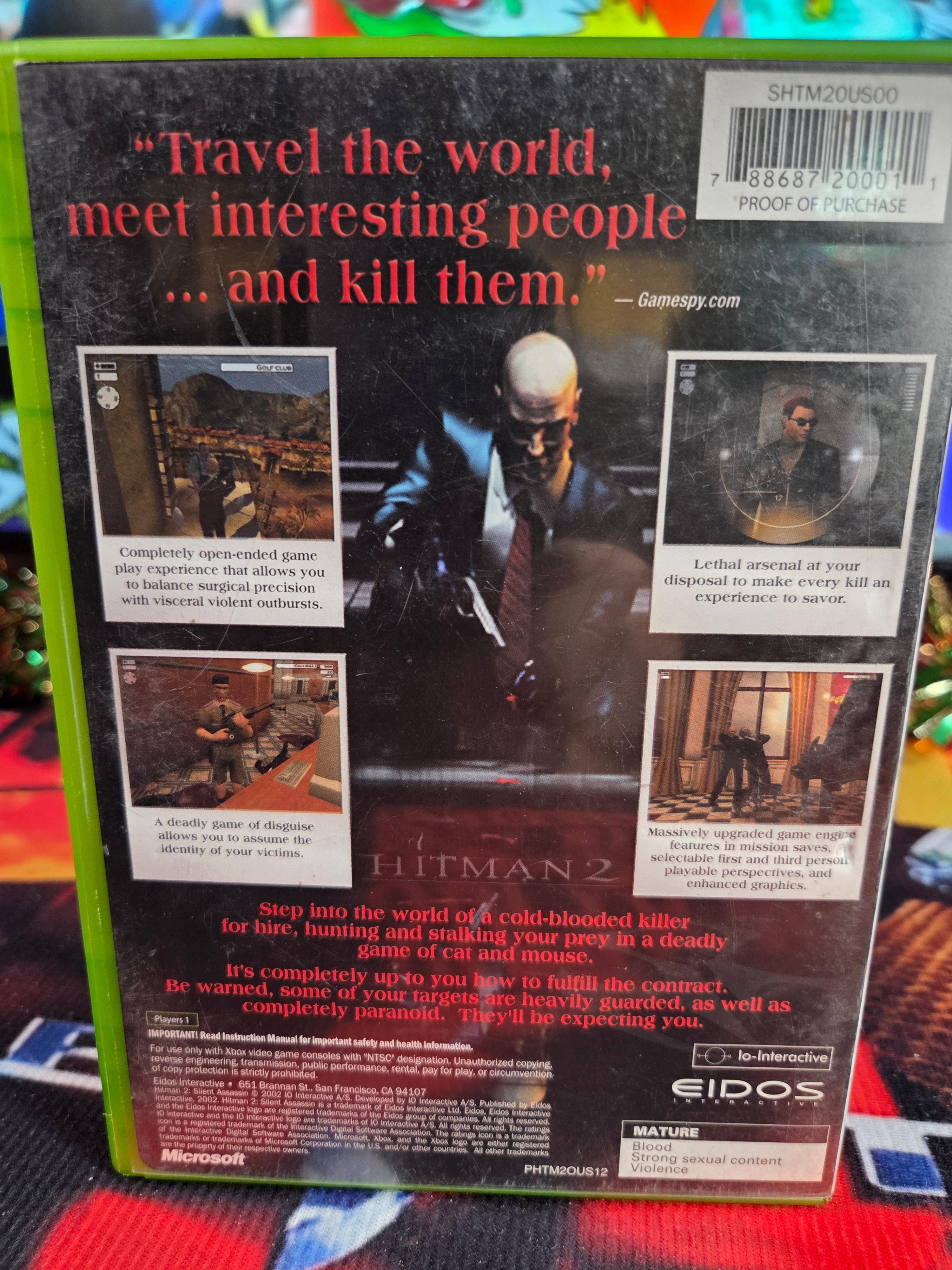HITMAN 2 SILENT ASSASSIN-XBOX
